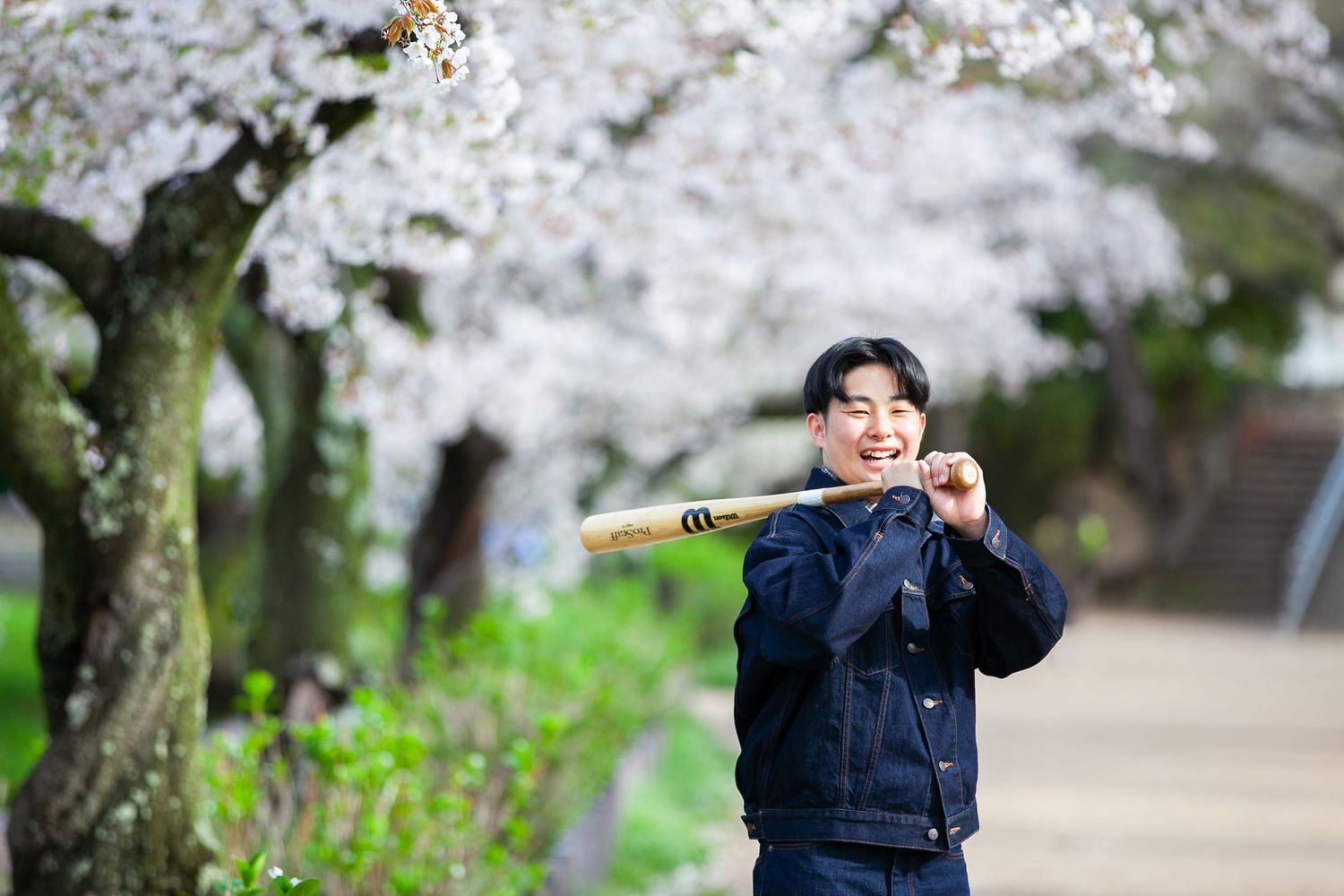 成人式　野球部　櫻　夙川公園 sakura