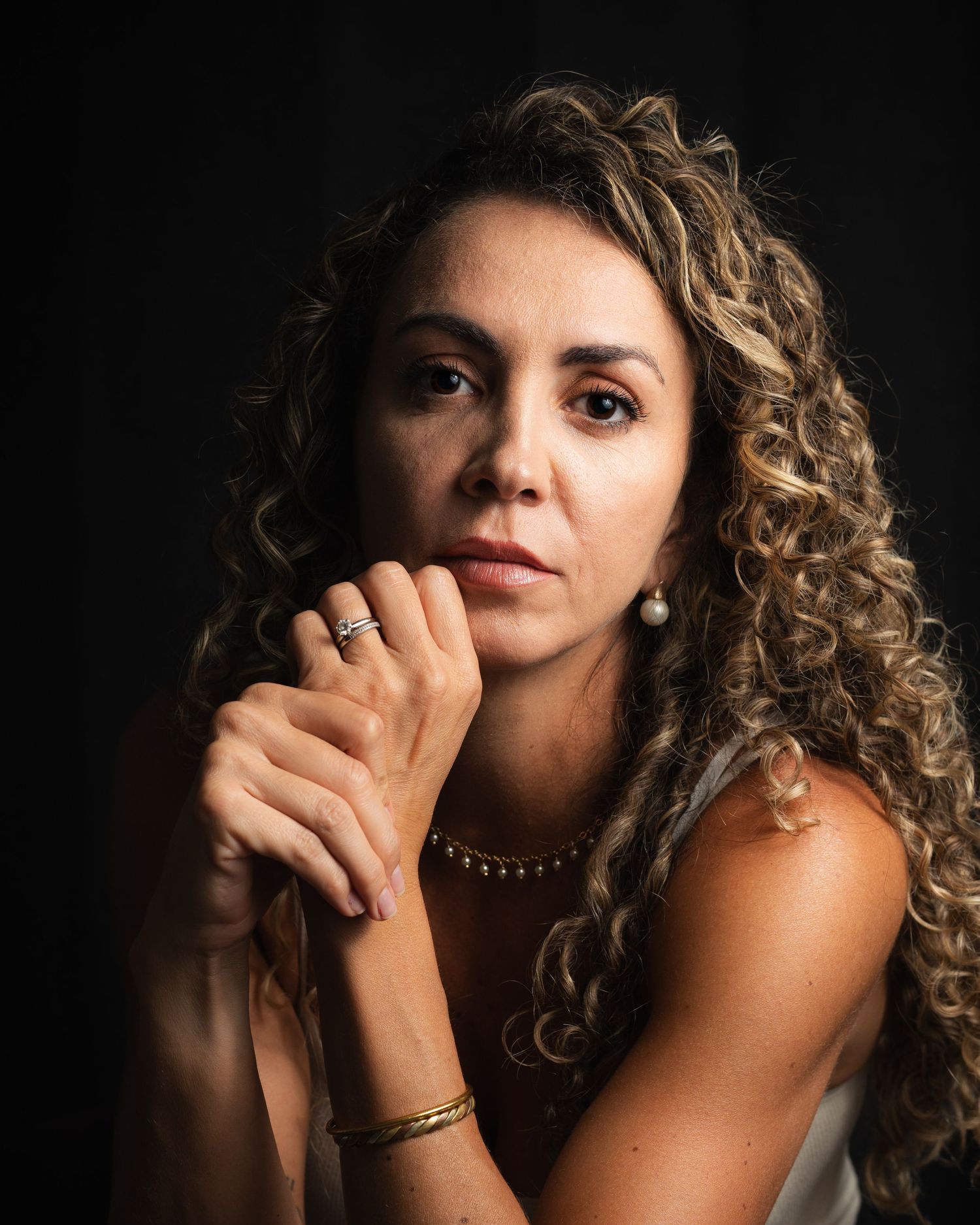 Elegant fashion portrait in Pompano Beach