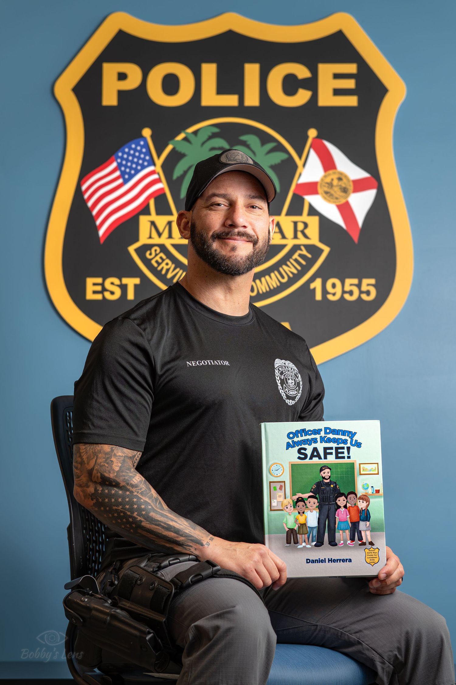 Police Officer portrait in Miramar Florida
