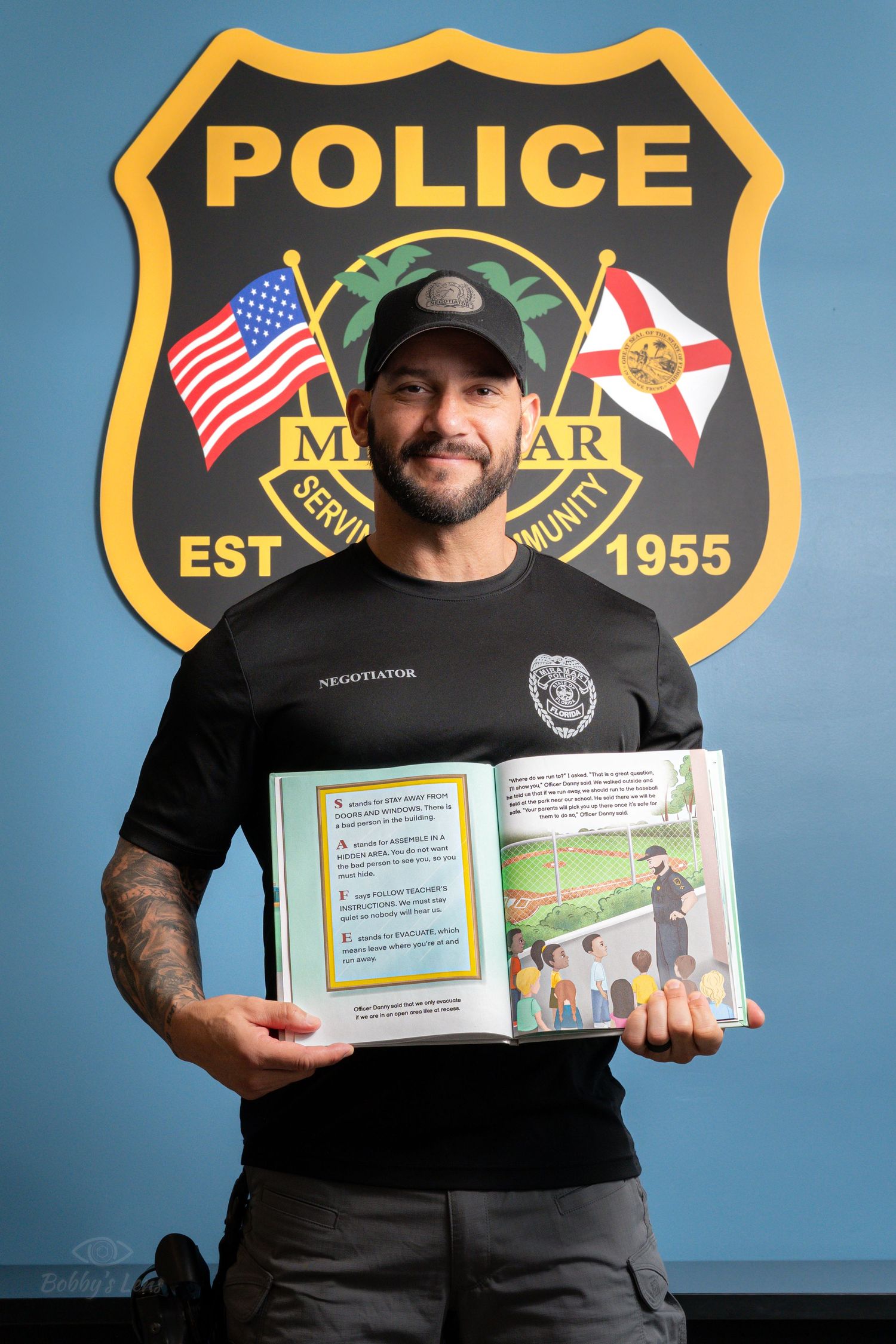 Autor portrait in Miramar Florida