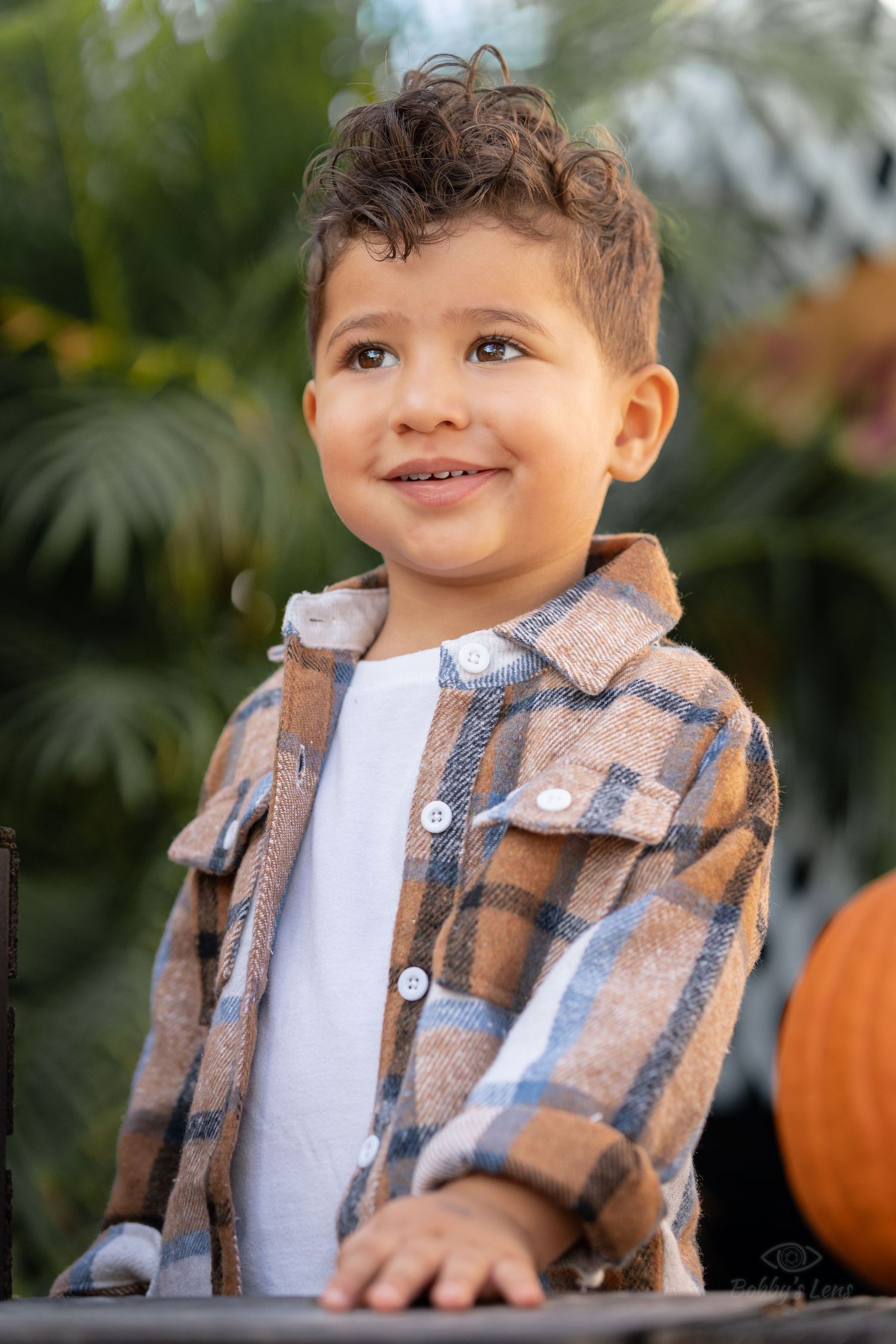 Kids seasonal headshot in Davie Florida