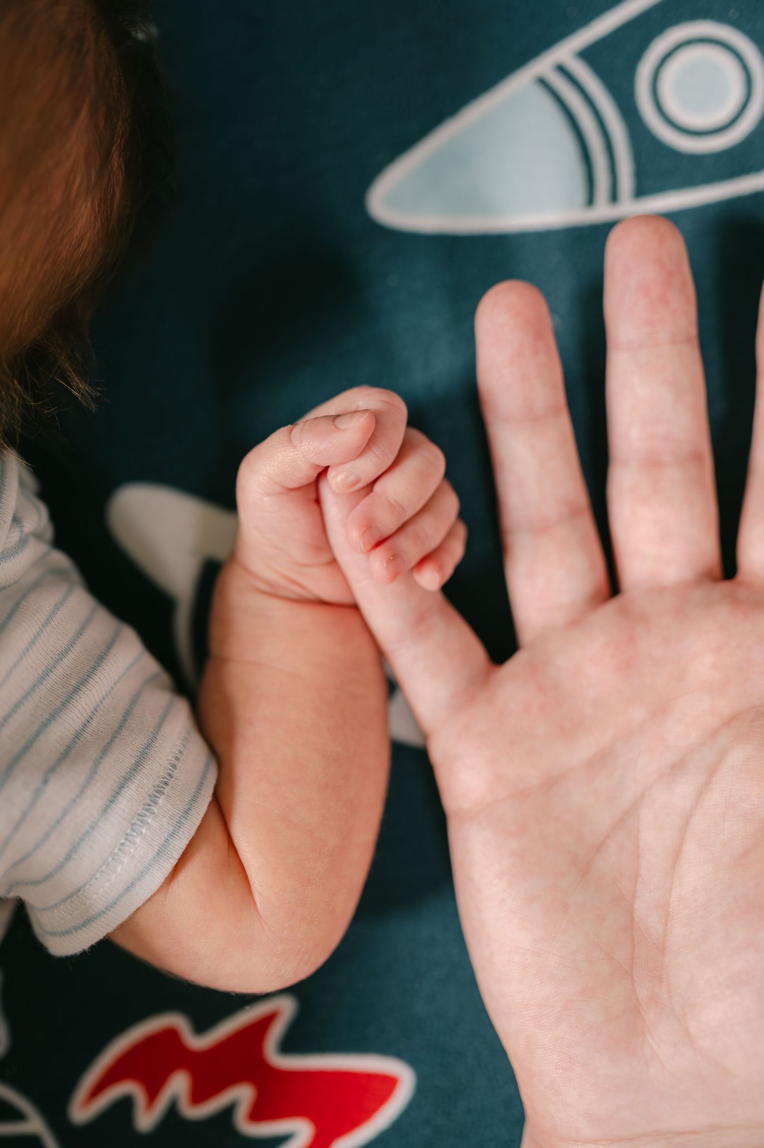 indoor newborn mini session in Richmond VA by Kaleigh Olinger Photography