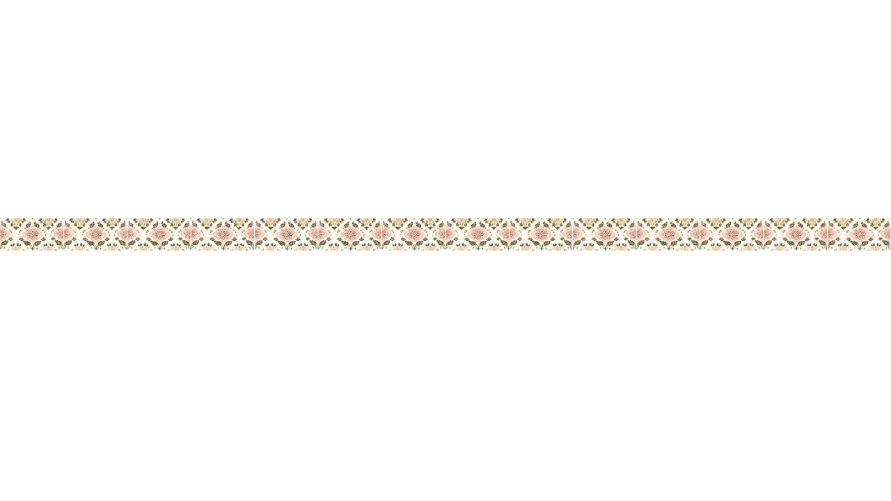 Elegant decorative lace border trim with intricate floral pattern in beige and brown tones on white background.