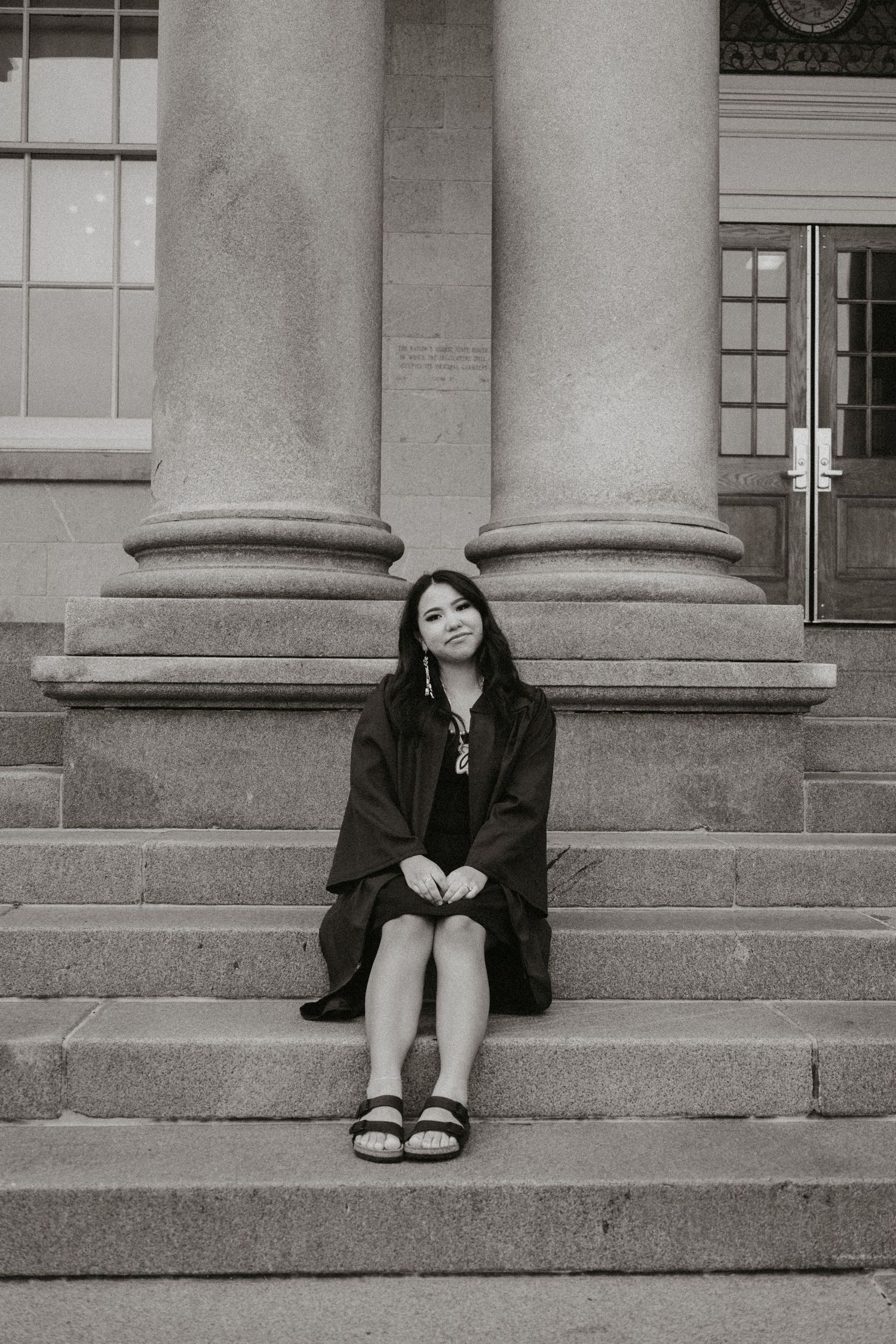 I graduated with my bachelor's and this is my graduation photos