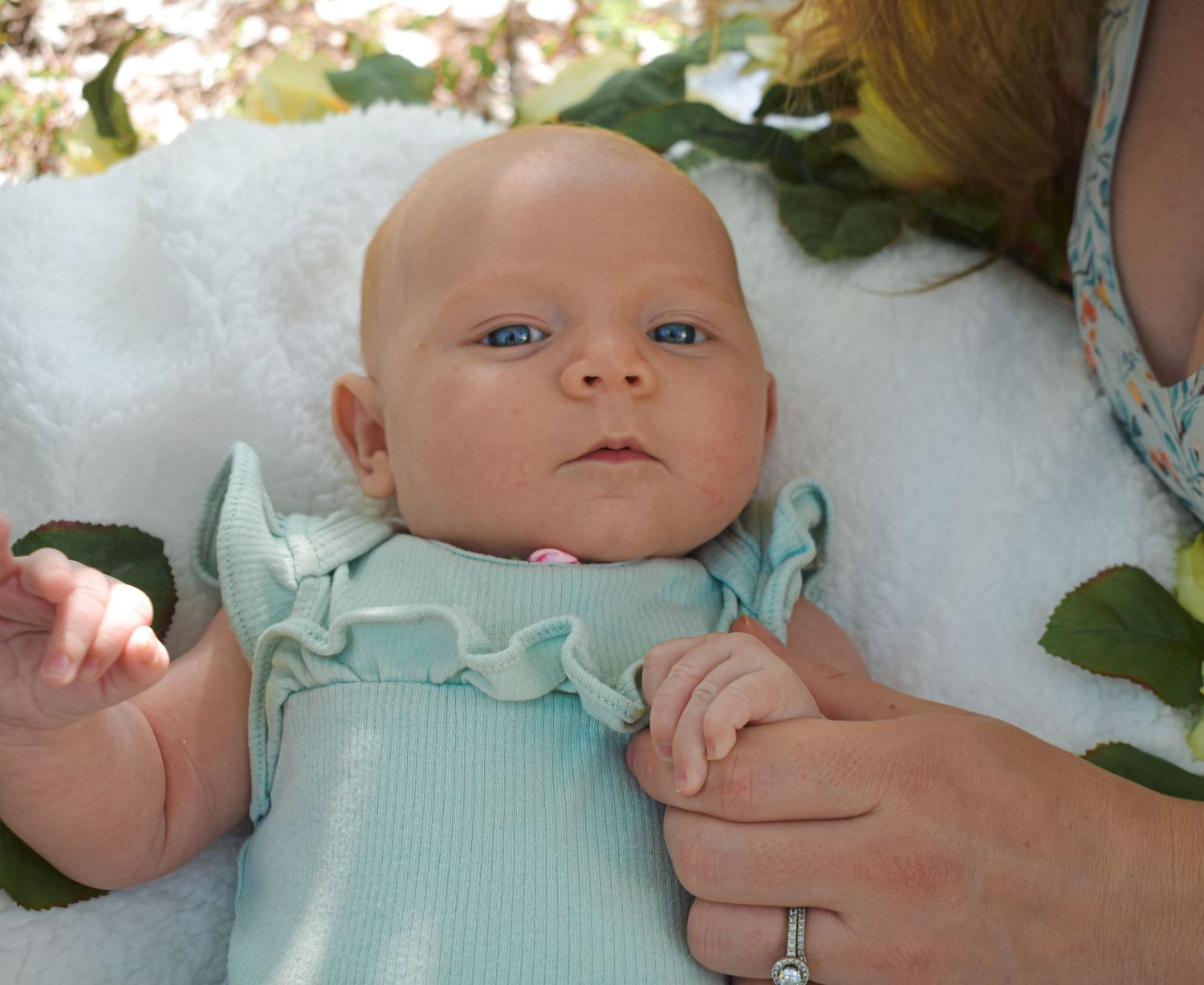 baby at 3 month old shoot