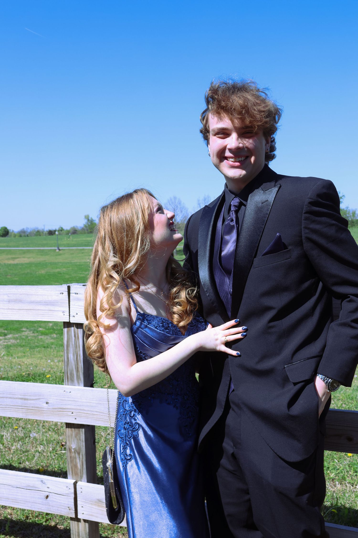 Digital photograph of a couple smiling.