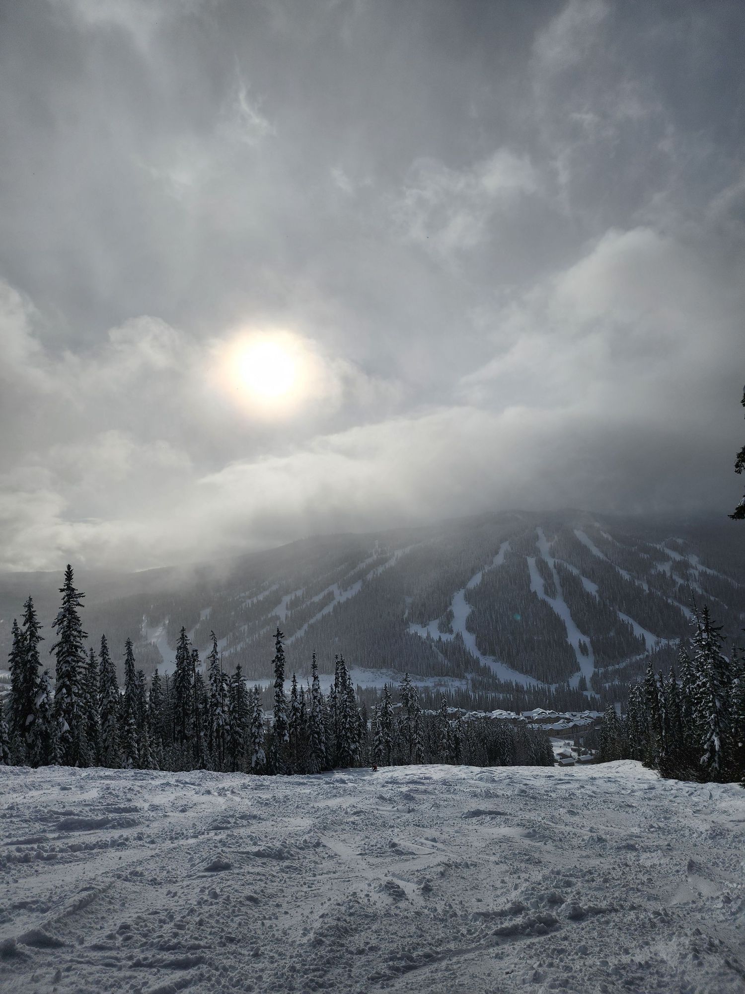 snowy mountainside