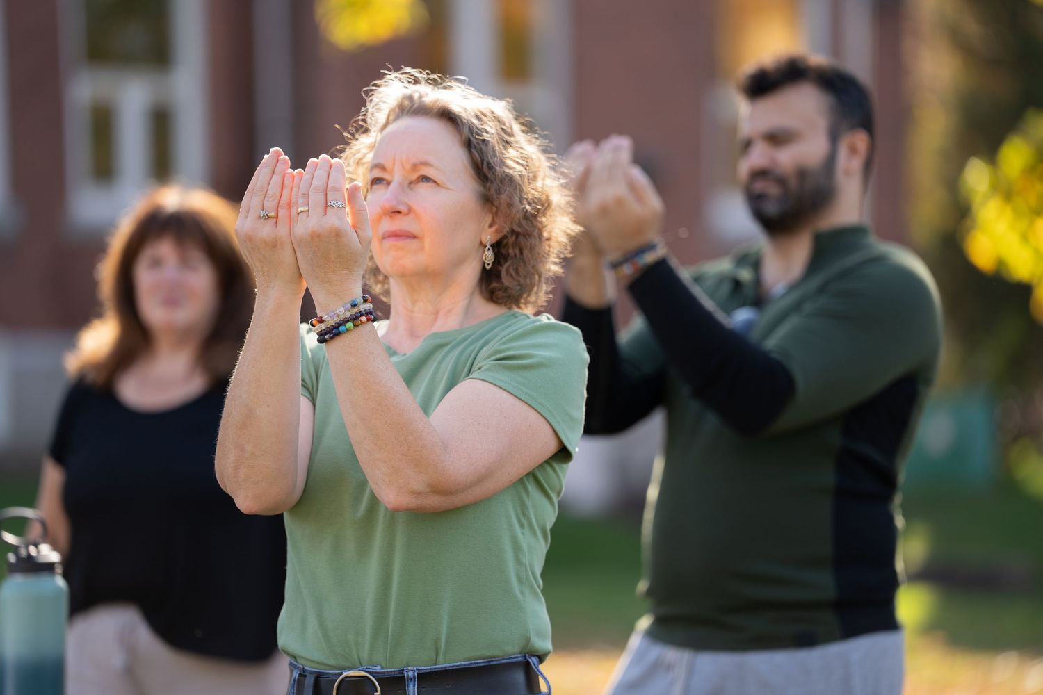 people on a retreat