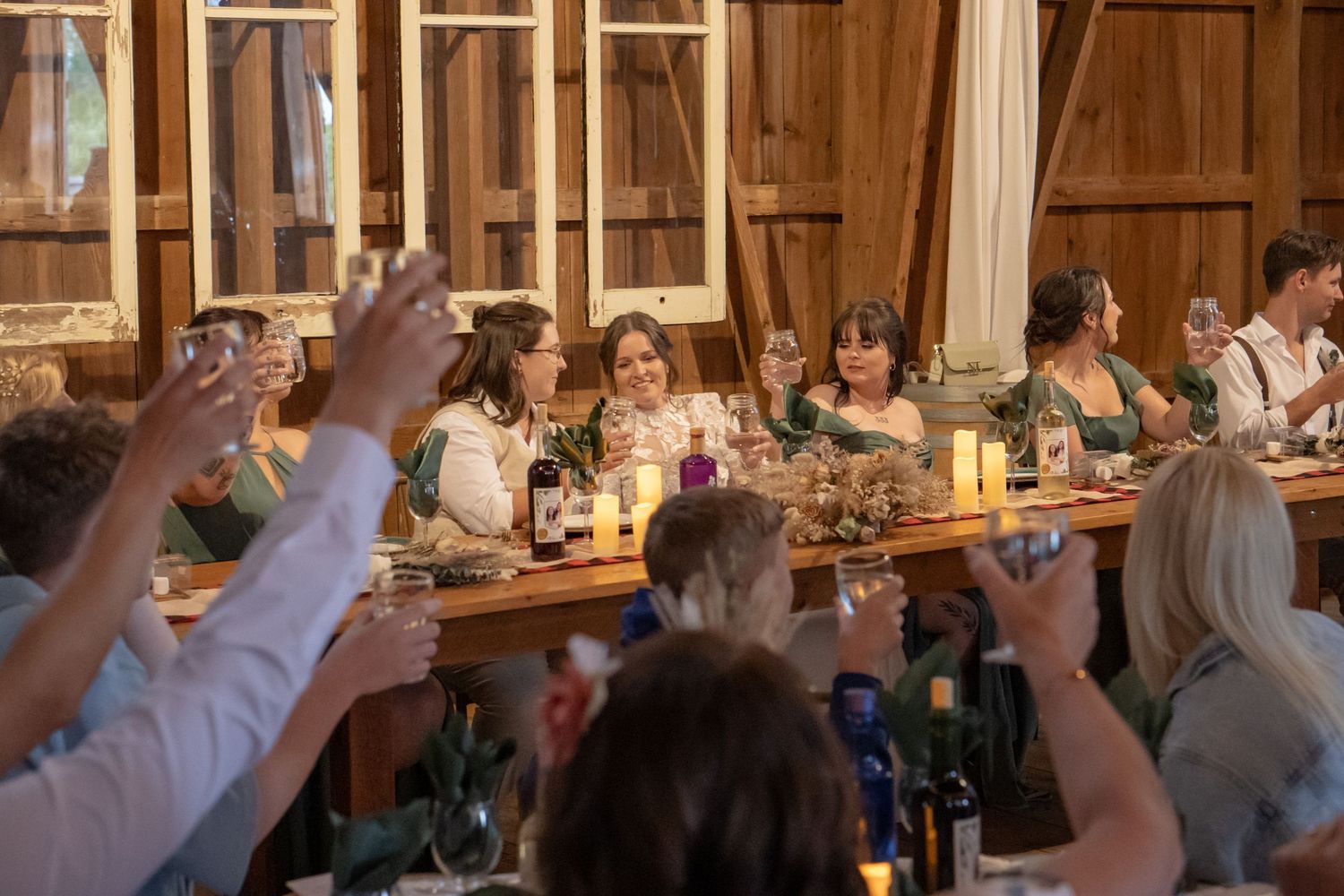 toast at wedding