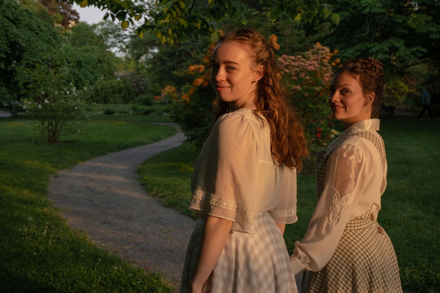 girls in sunlight