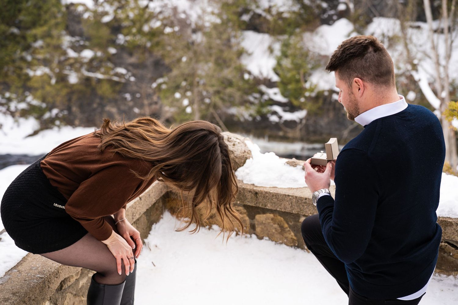 proposal in Elora Gorge
