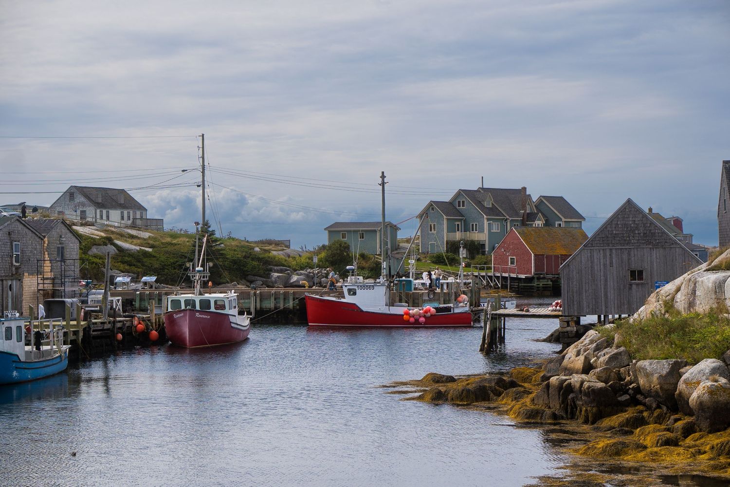 fishing boats at Peggy's Cove