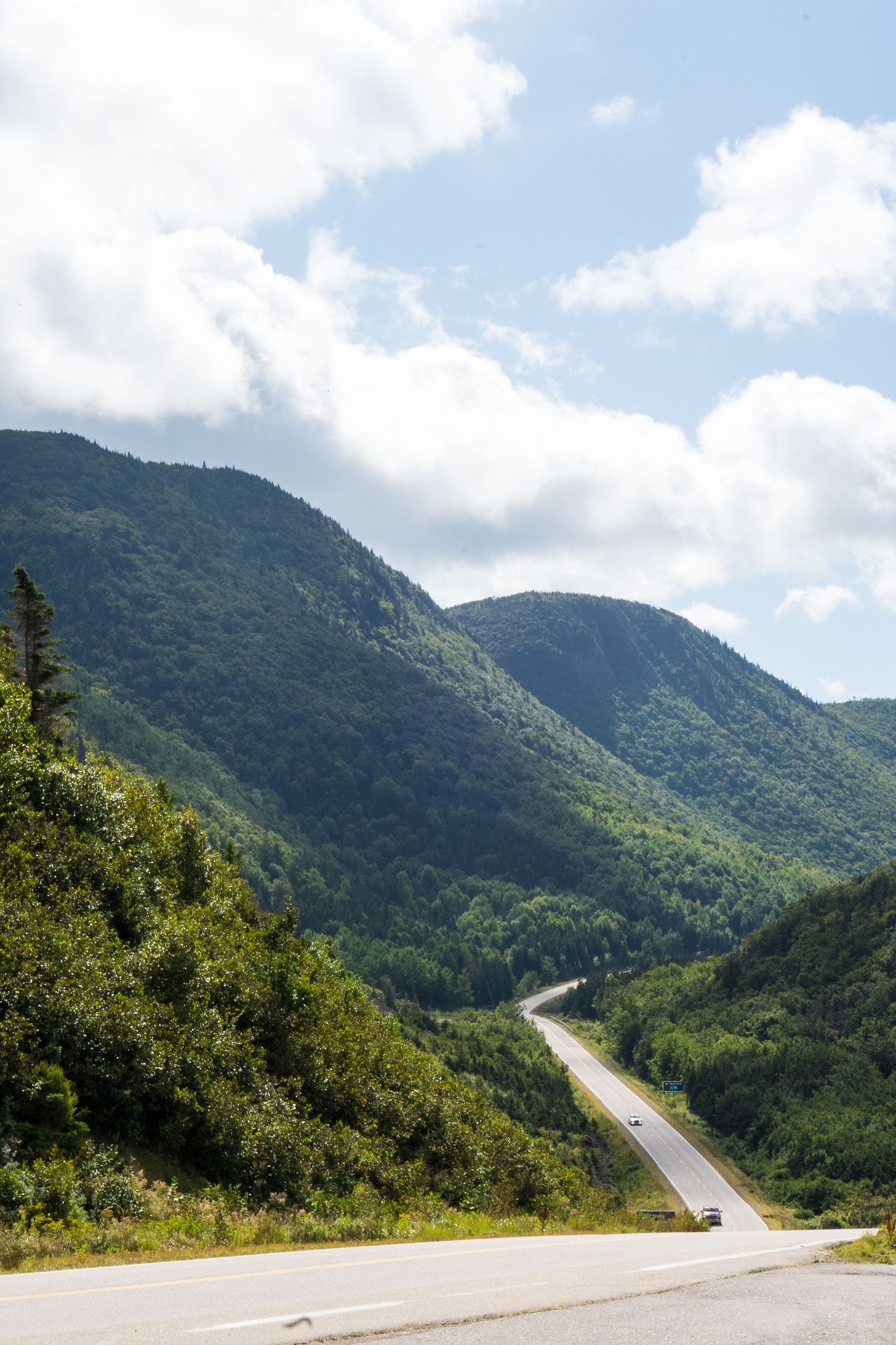 road through Cape Bretton