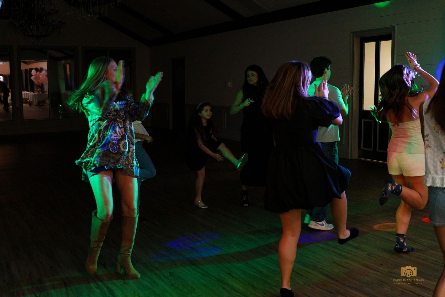 dancing party celebration. Birthday Atlanta vinings sandy spring photoshoot cobb county buckhead smyrna marietta event photographer