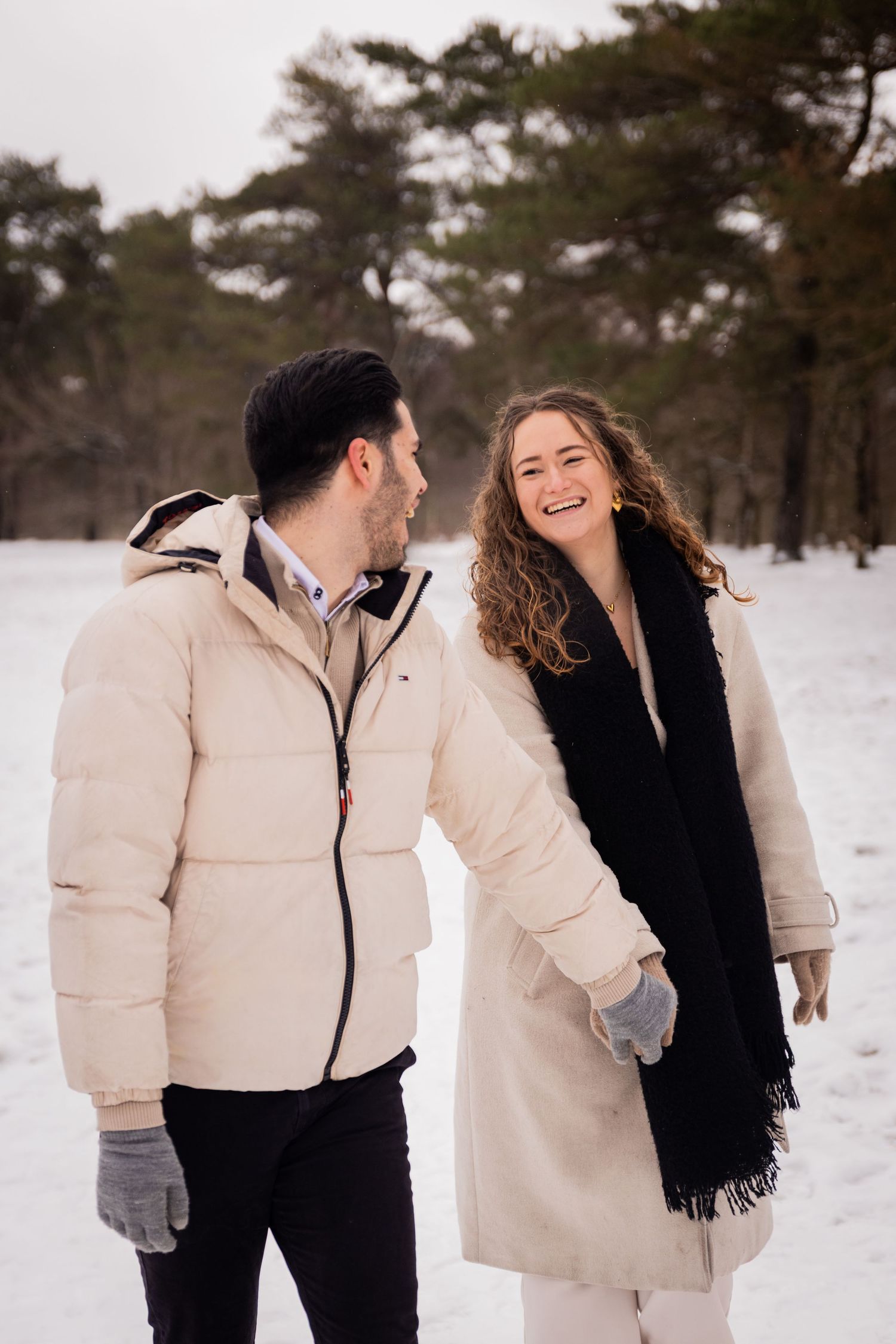 Photos by Jill - pre-weddingshoot in de sneeuw