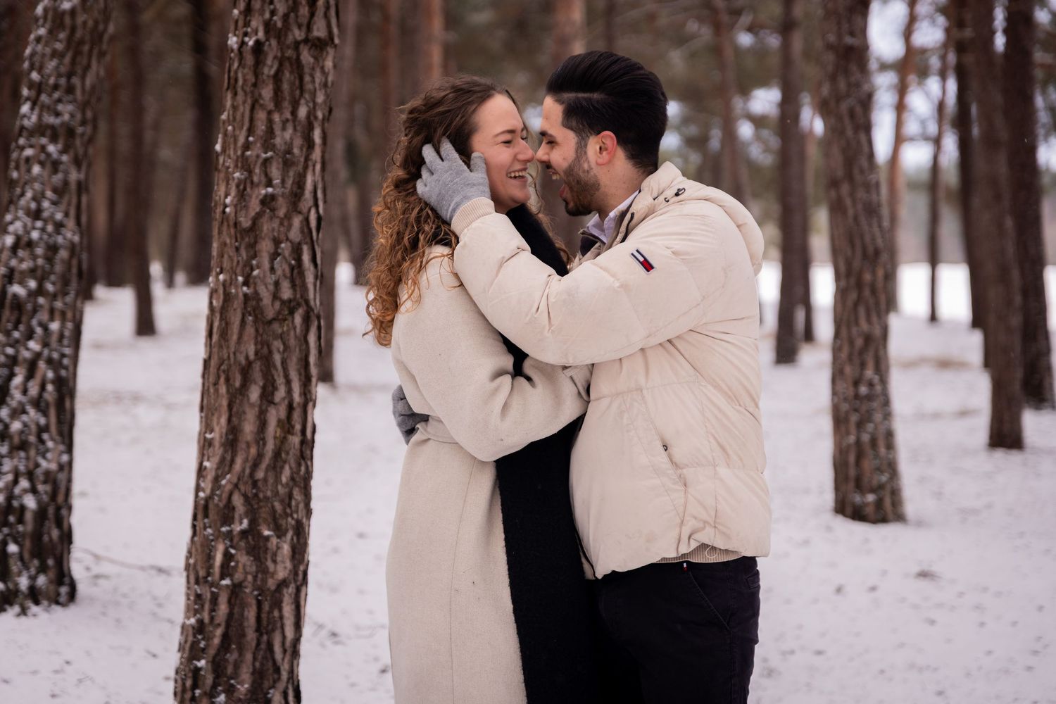 Photos by Jill - pre-weddingshoot in de sneeuw