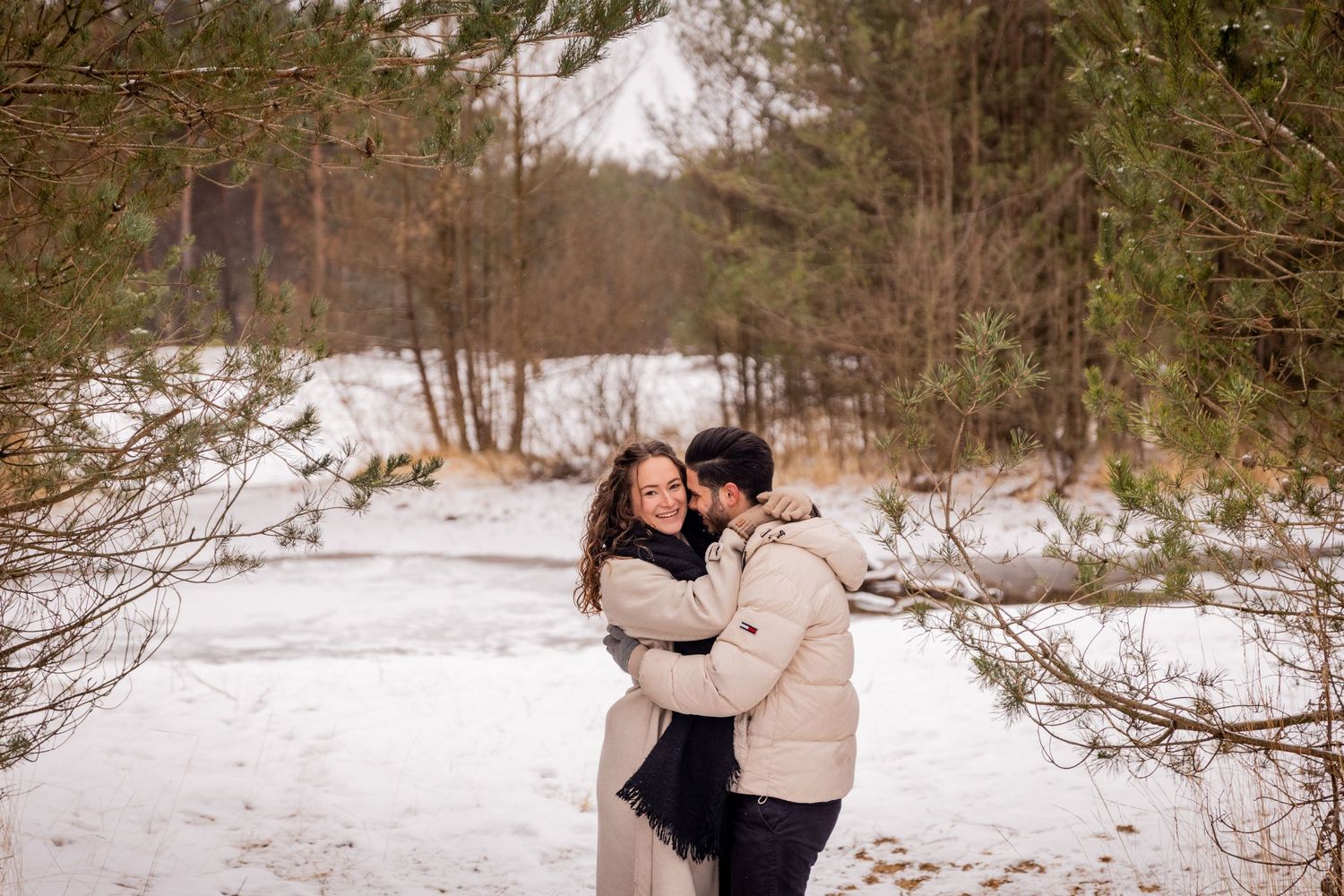 Photos by Jill - pre-weddingshoot in de sneeuw