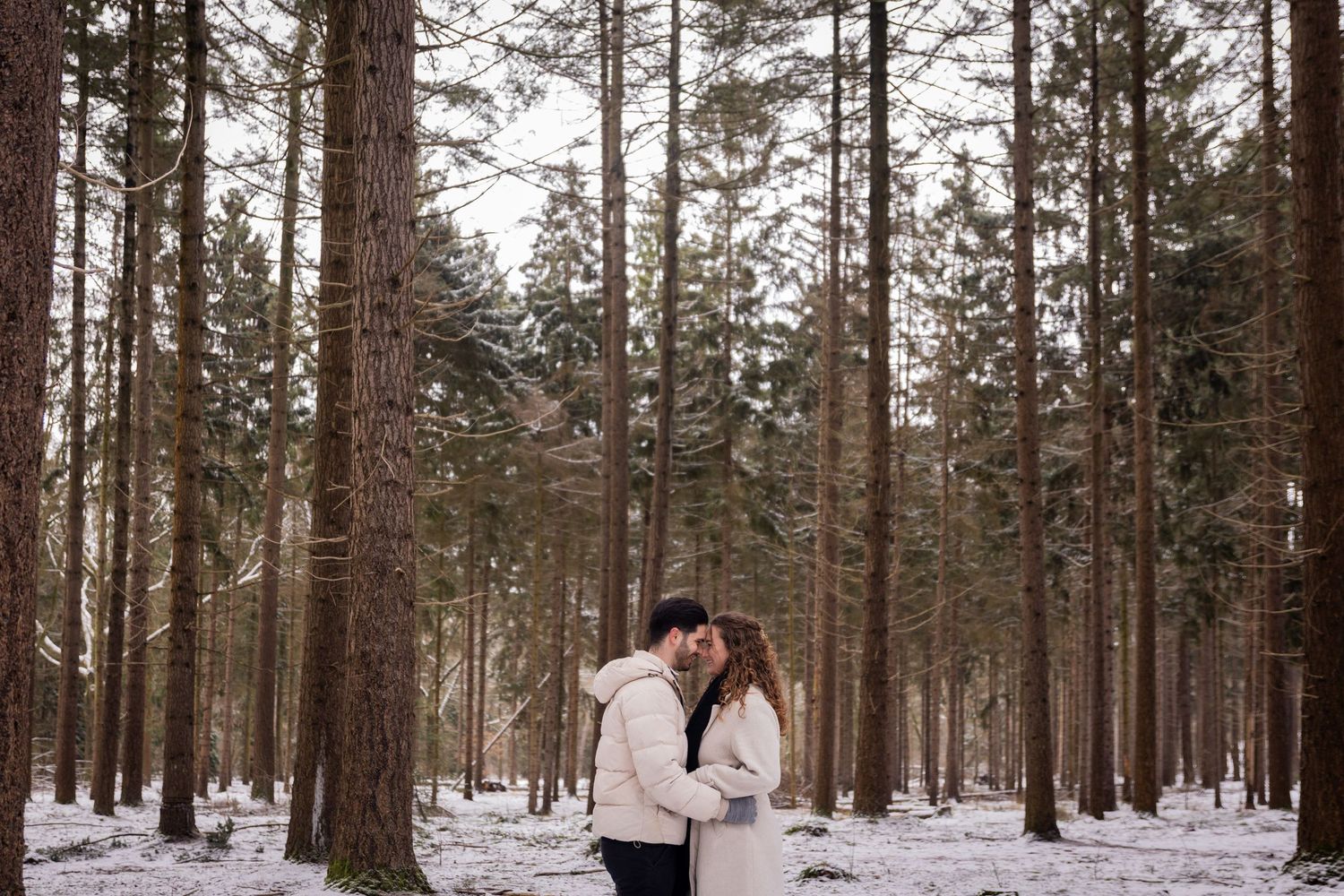 Photos by Jill - pre-weddingshoot in de sneeuw