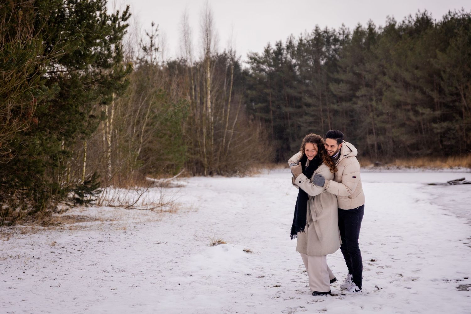 Photos by Jill - pre-weddingshoot in de sneeuw