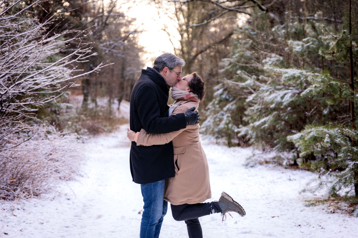 Photos by Jill - pre-weddingshoot in de sneeuw