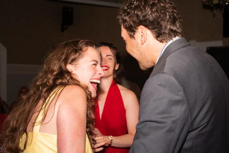 people laughing