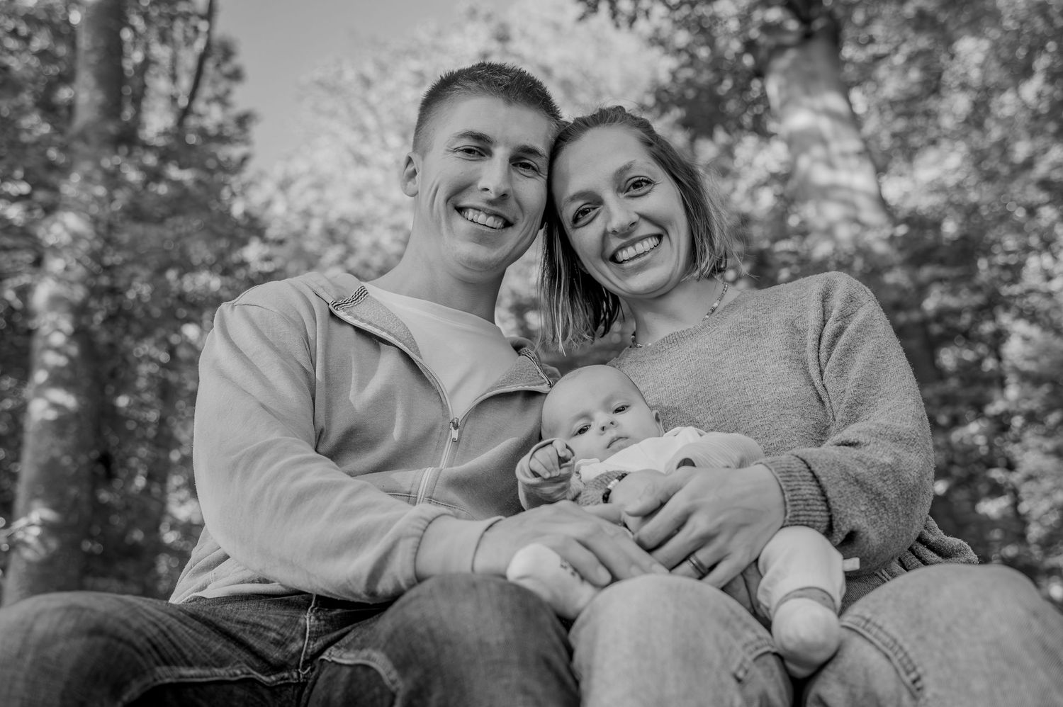Familieshooting, Baby, Sensebezirk, wald, Familienzeit