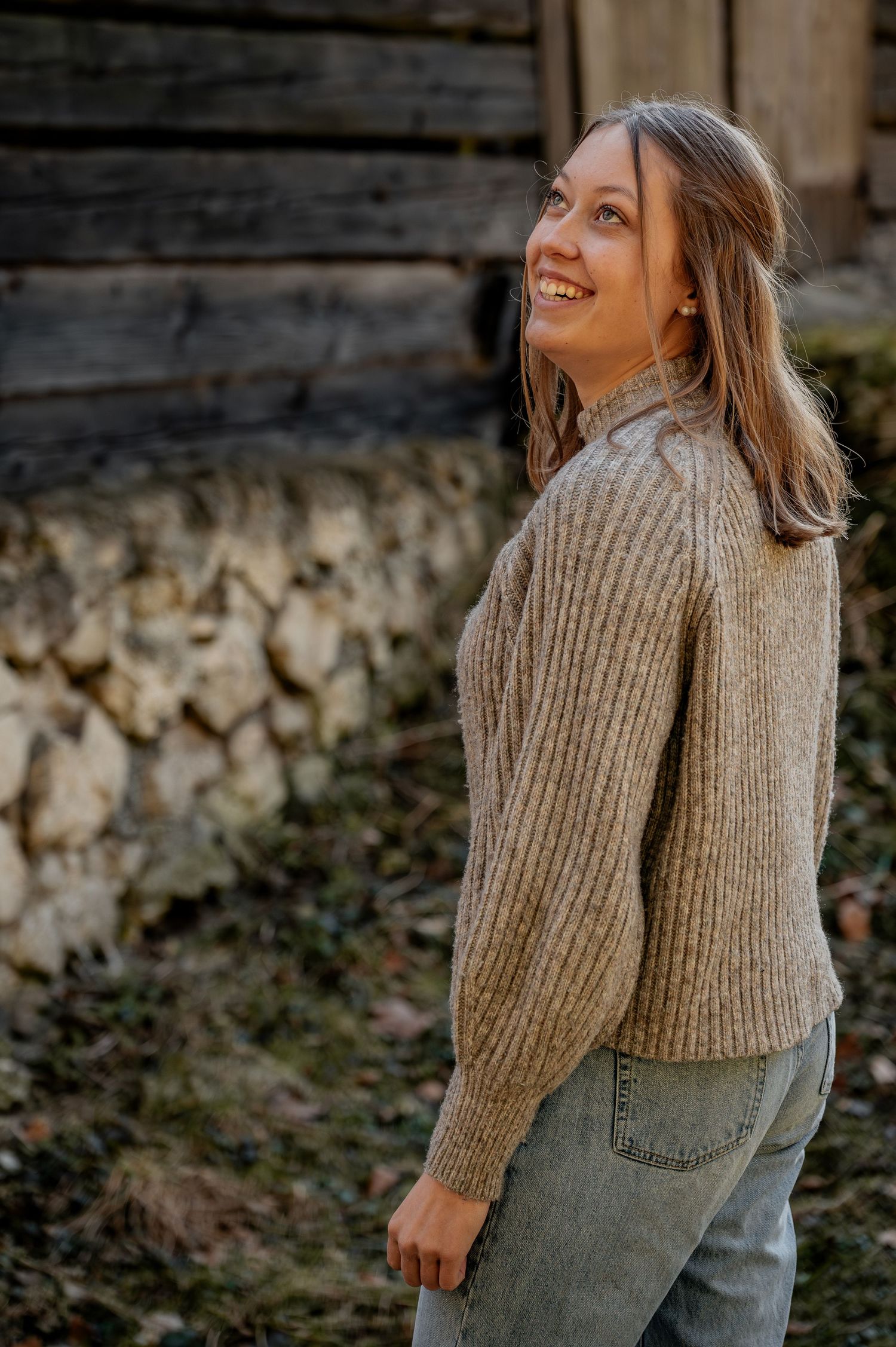 Portrait, Holz, Selfie, Natur