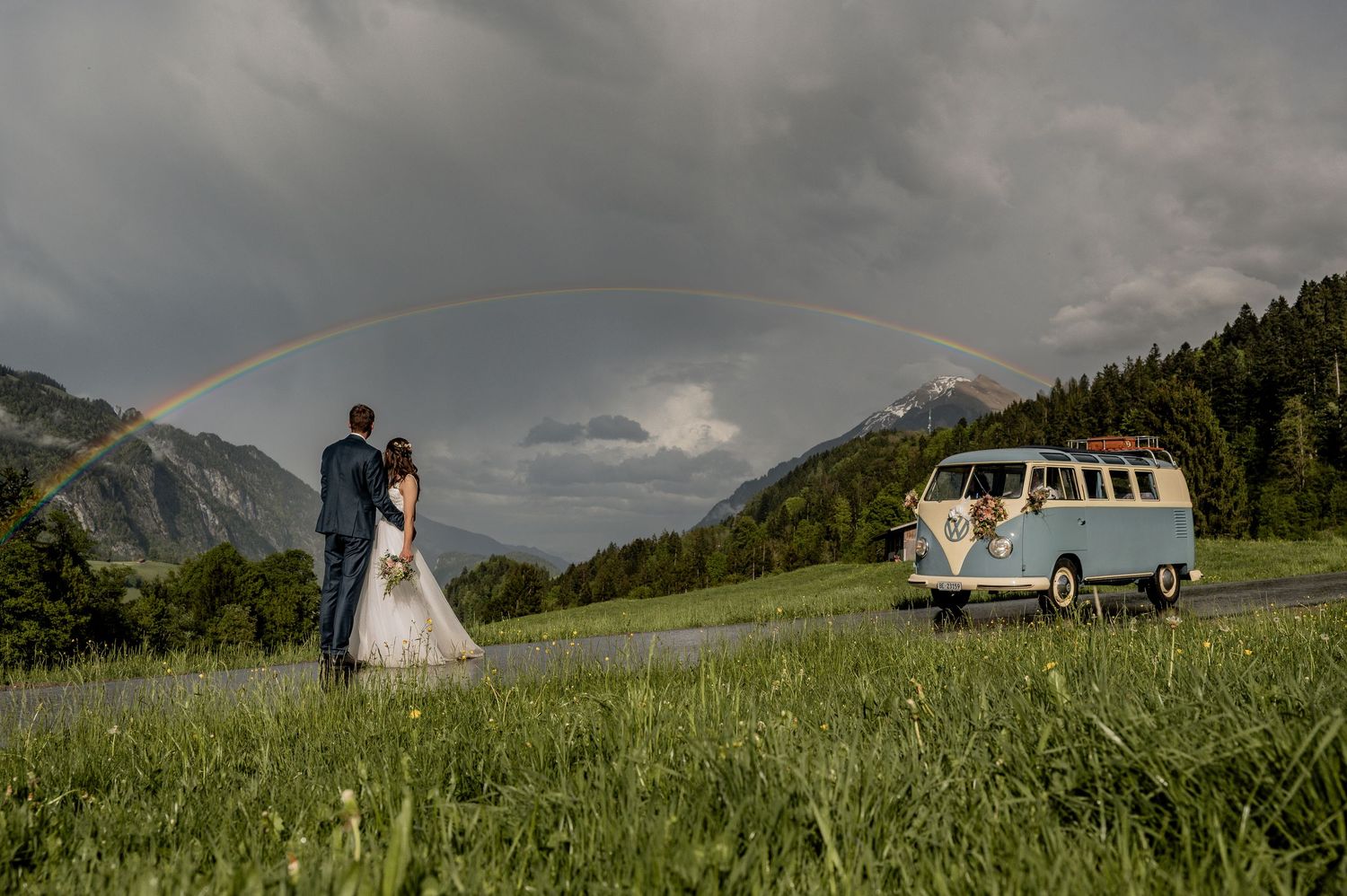 Hochzeit in den Bergen, Hochzeit, Alpen, Schweiz, Berge, Liebe, Heiraten, Love, Berner Oberland, Hochzeitsfotografin, Regenbogen, Ring