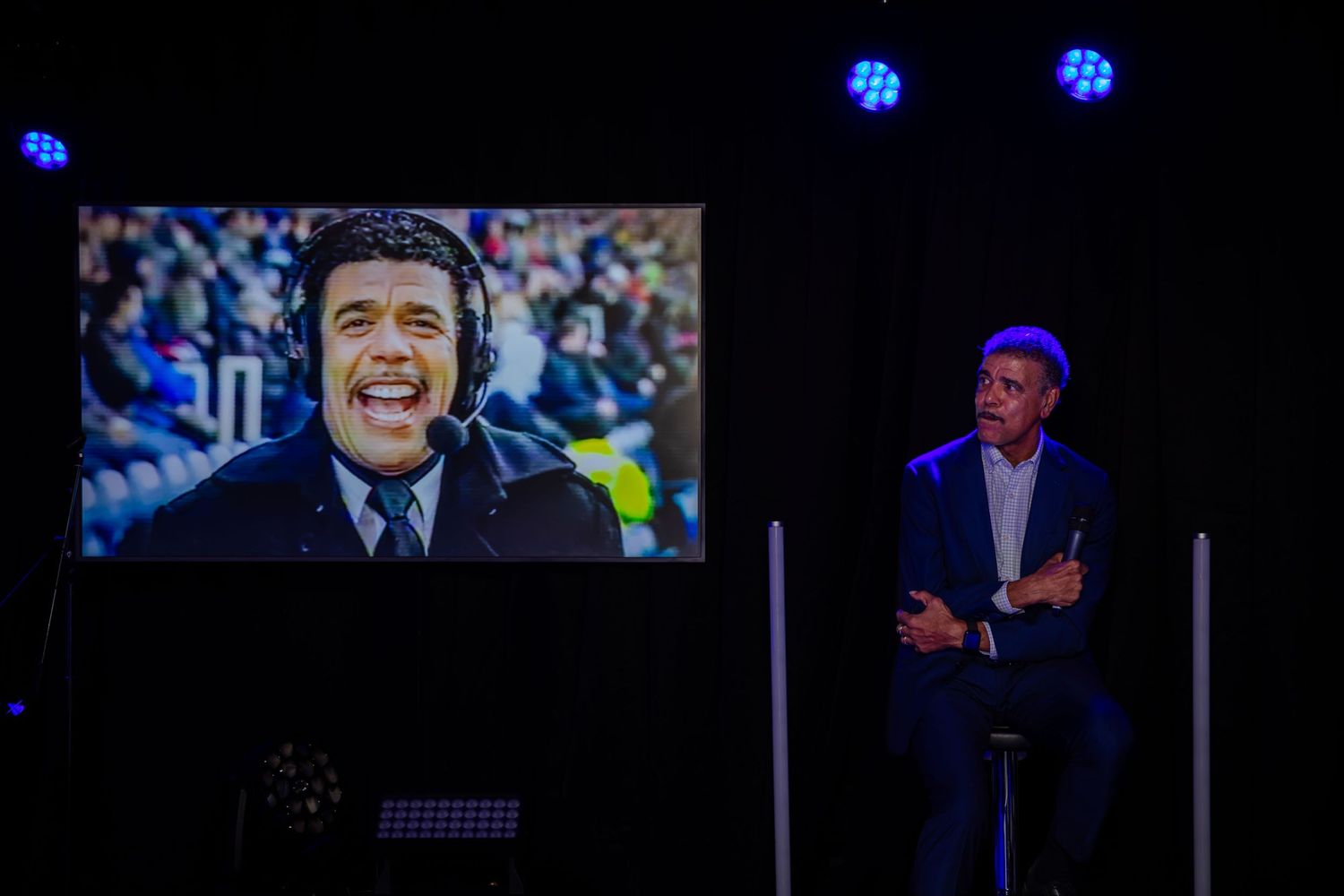 Chris Kamara Q&A at St Mary's Stadium, Southampton.