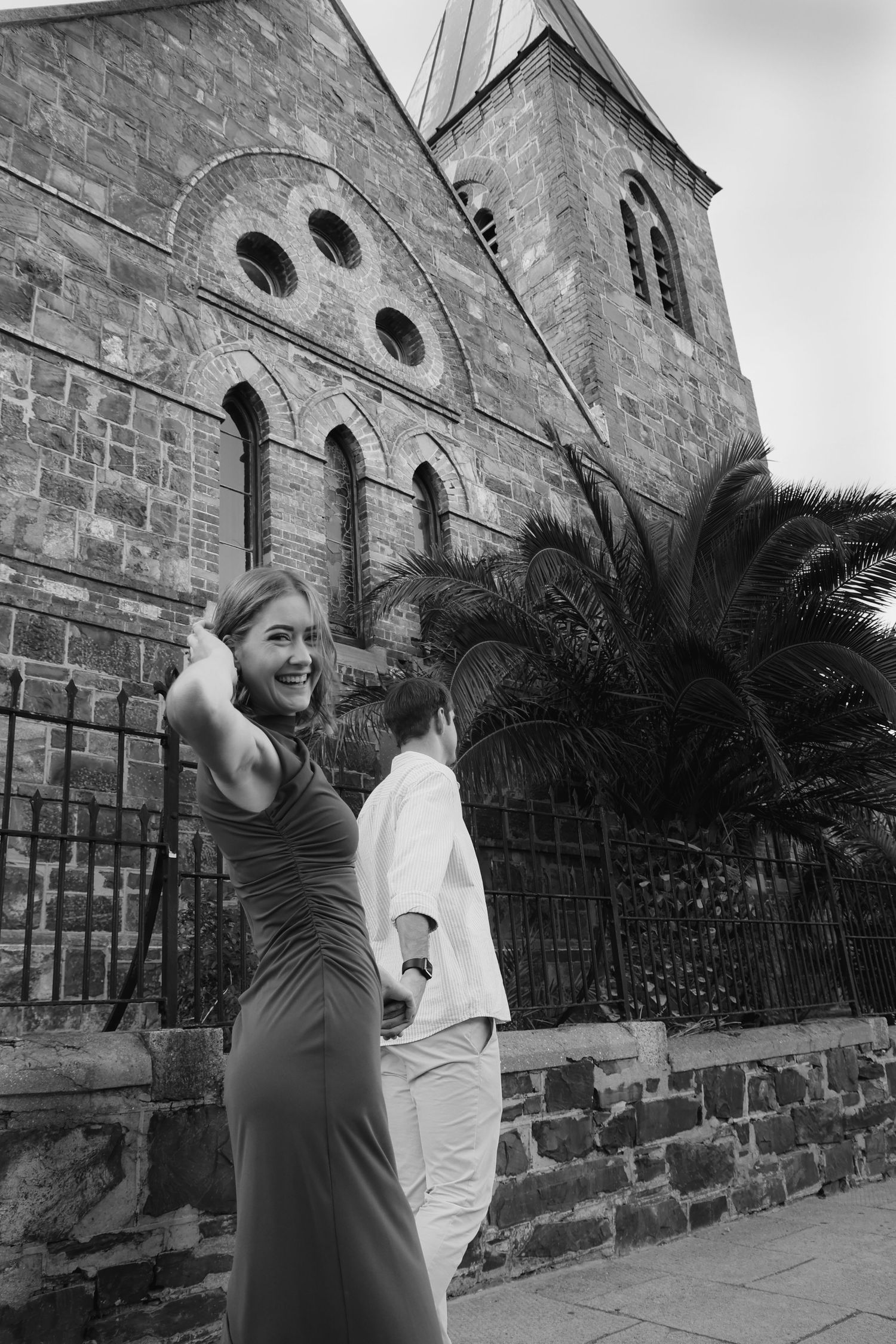 Church focus couple shoot in Cape Town