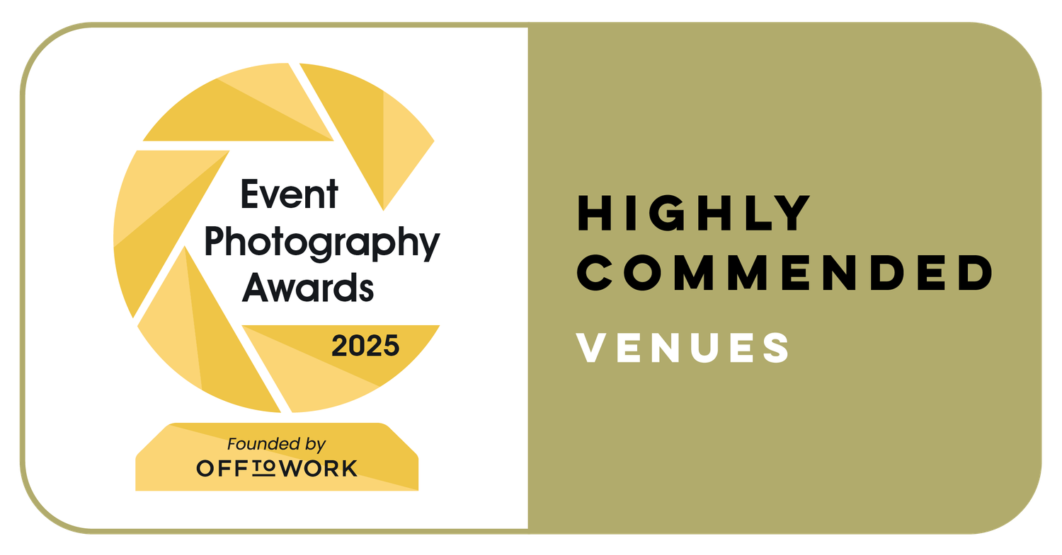 Event Photography Awards 2025 Highly Commended Venues badge, founded by Off To Work.