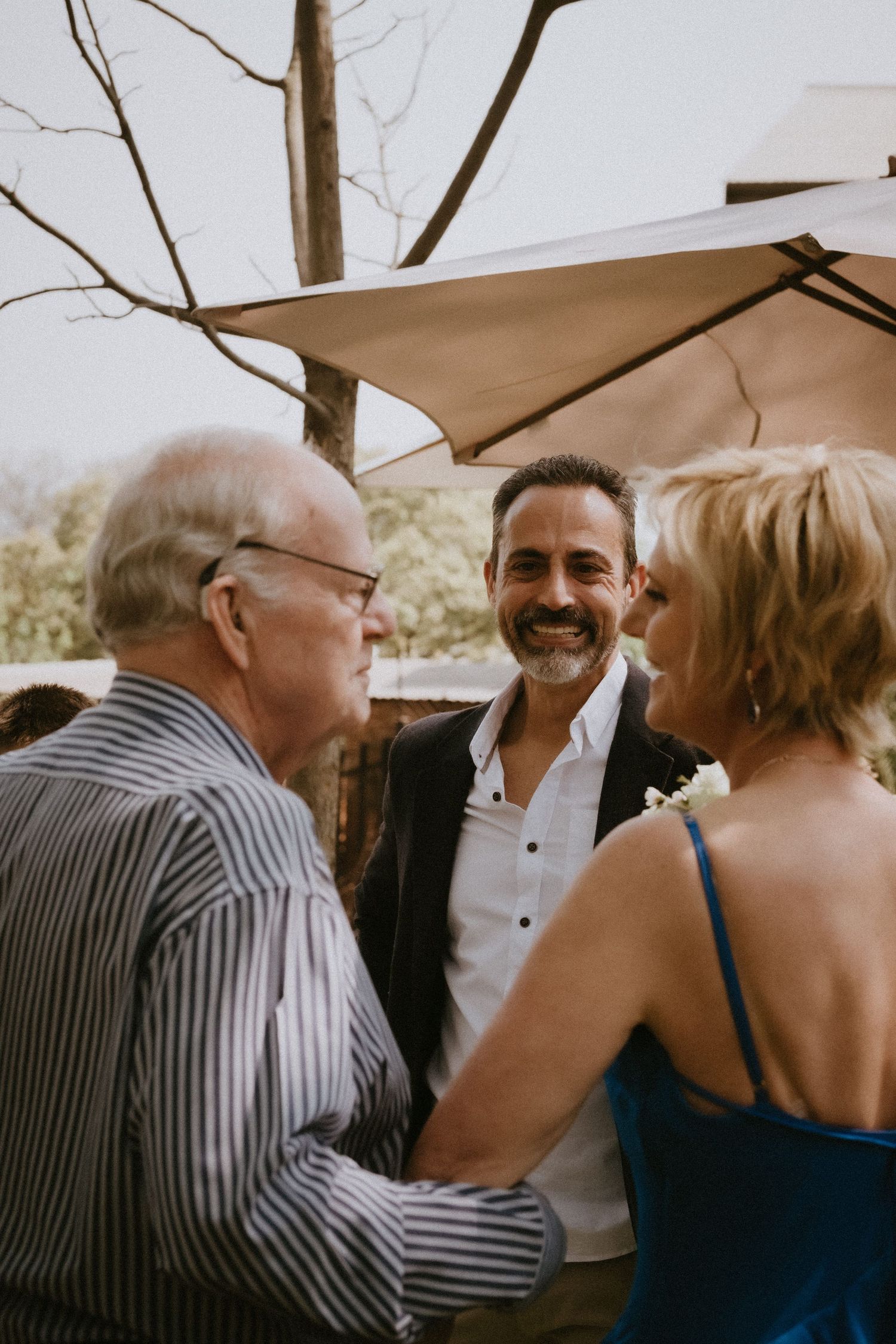 Groom sees bride for the first time