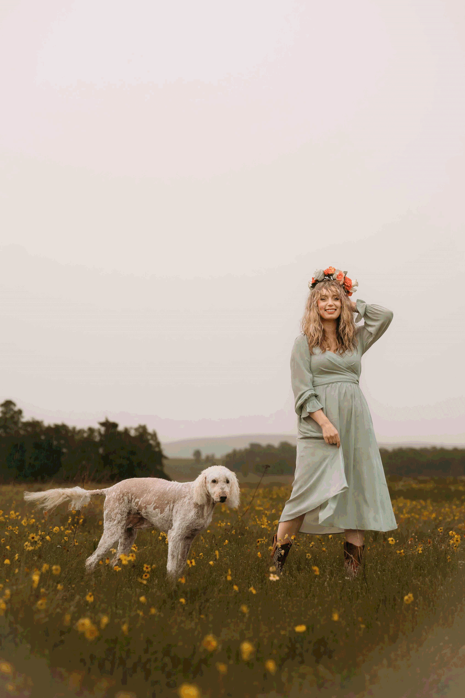 Wichita Wildlife Mountains Refuge Altus Oklahoma Family Session Photoshoot Lawton, Indiahoma, Medicine Park, Dogs pets furbaby, rainy cloudy