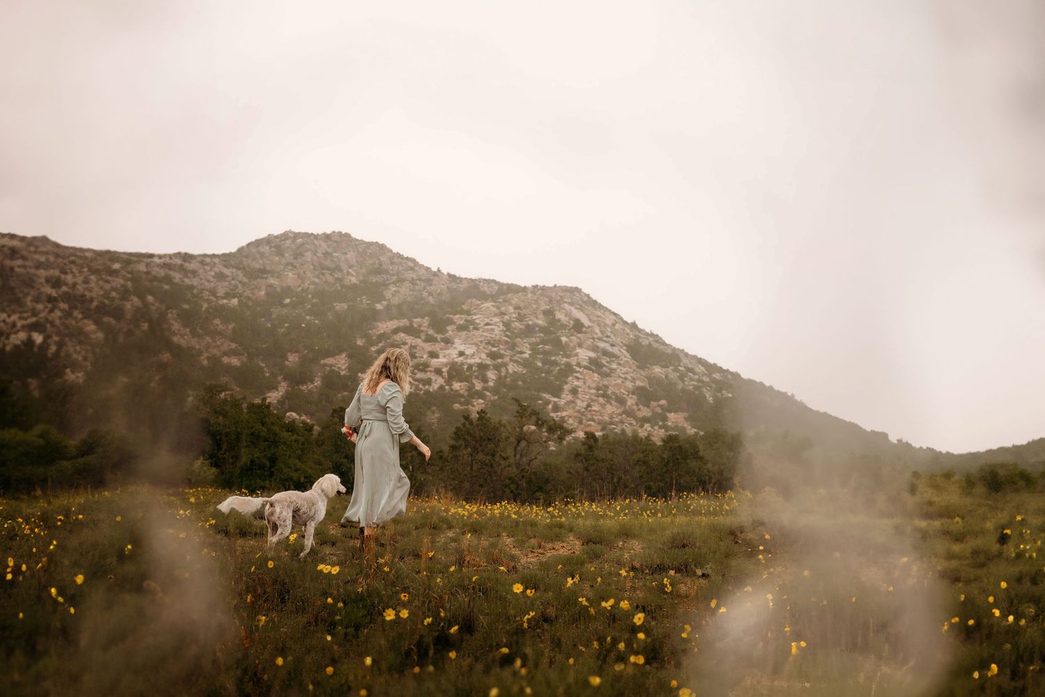 Wichita Wildlife Mountains Refuge Altus Oklahoma Family Session Photoshoot Lawton, Indiahoma, Medicine Park, Dogs pets furbaby, rainy cloudy