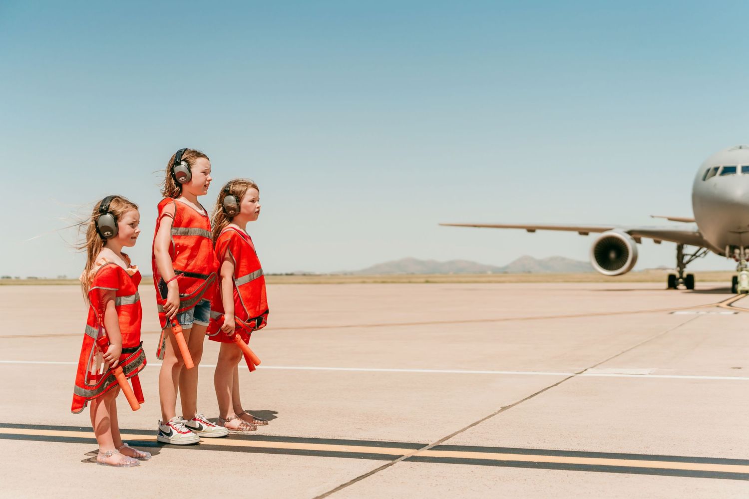 Mia Corazon Photography Lt Col Patrick Michelle McLaughlin Fini Flight Altus Air Force Base AFB Oklahoma OK Session Family Photoshoot KC-135