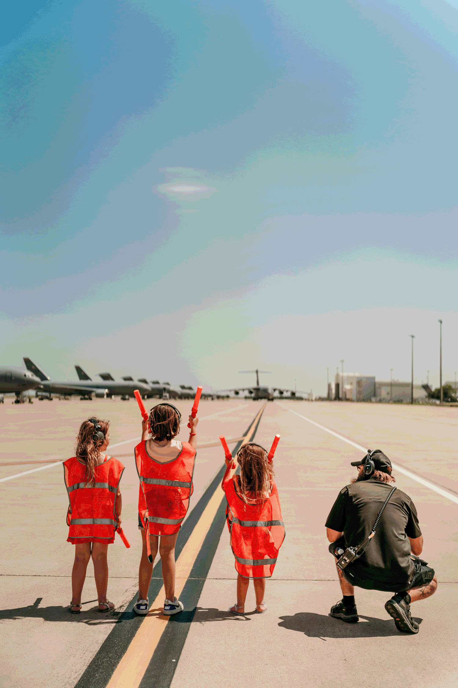 Mia Corazon Photography Lt Col Patrick Michelle McLaughlin Fini Flight Altus Air Force Base AFB Oklahoma OK Session Family Photoshoot KC-135