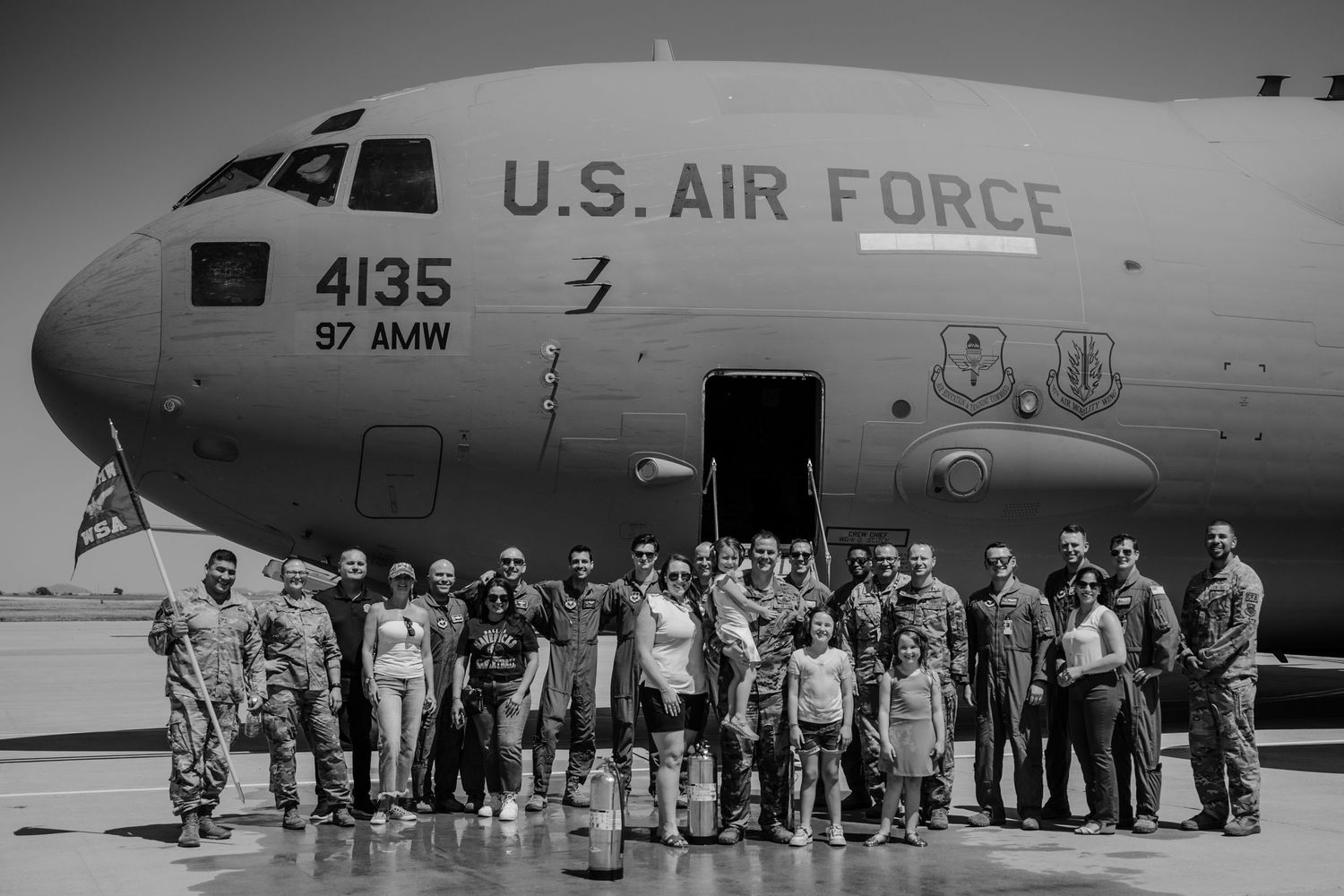 Mia Corazon Photography Lt Col Patrick Michelle McLaughlin Fini Flight Altus Air Force Base AFB Oklahoma OK Session Family Photoshoot KC-135