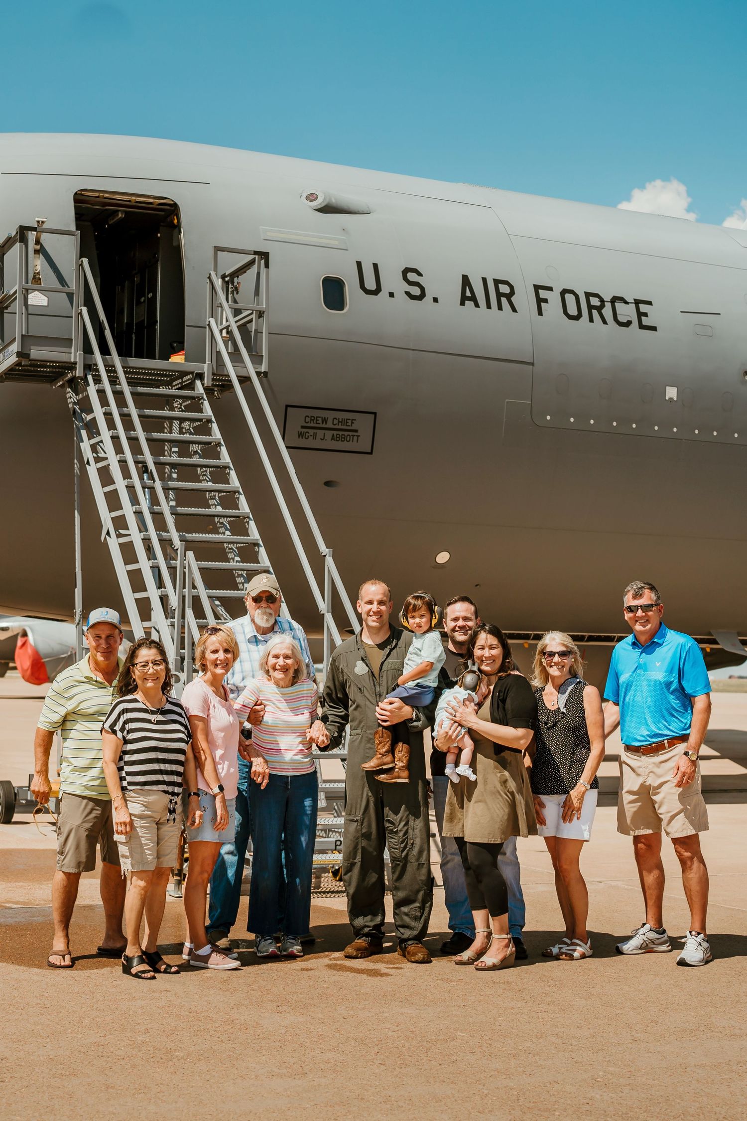 Mia Corazon Photography Lt Col Andrew Faust Fini Flight Altus Air Force Base AFB Oklahoma OK KC-135 Session Family Photoshoot 730 AMTS