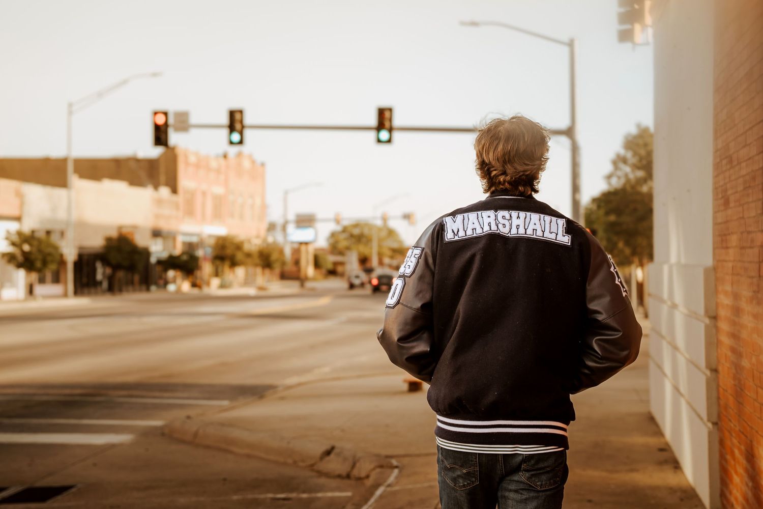 Senior photoshoot session, Altus High School, Bulldogs, AHS OK, Hat, Softball, Baseball, Downtown, Oklahoma, Marshall