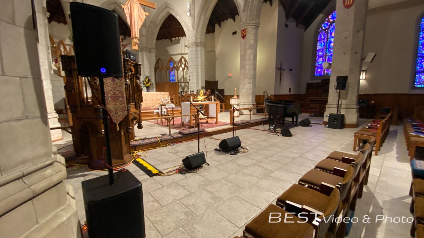 Audio system for concert.