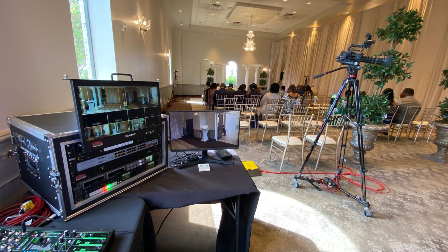 Video capture of wedding.