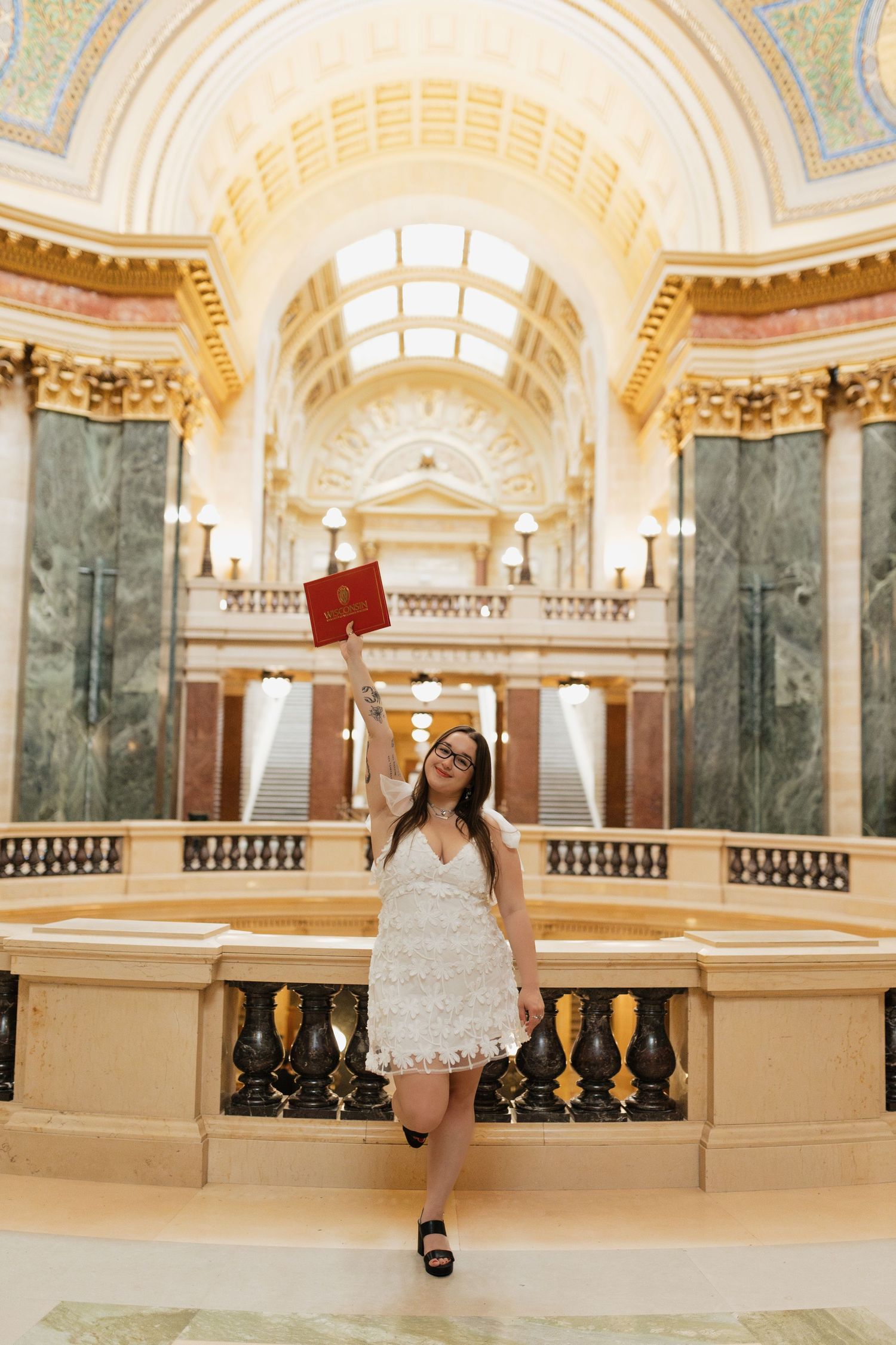 UW-Madison College Grad Session by Cameron June Photography | Madison WI