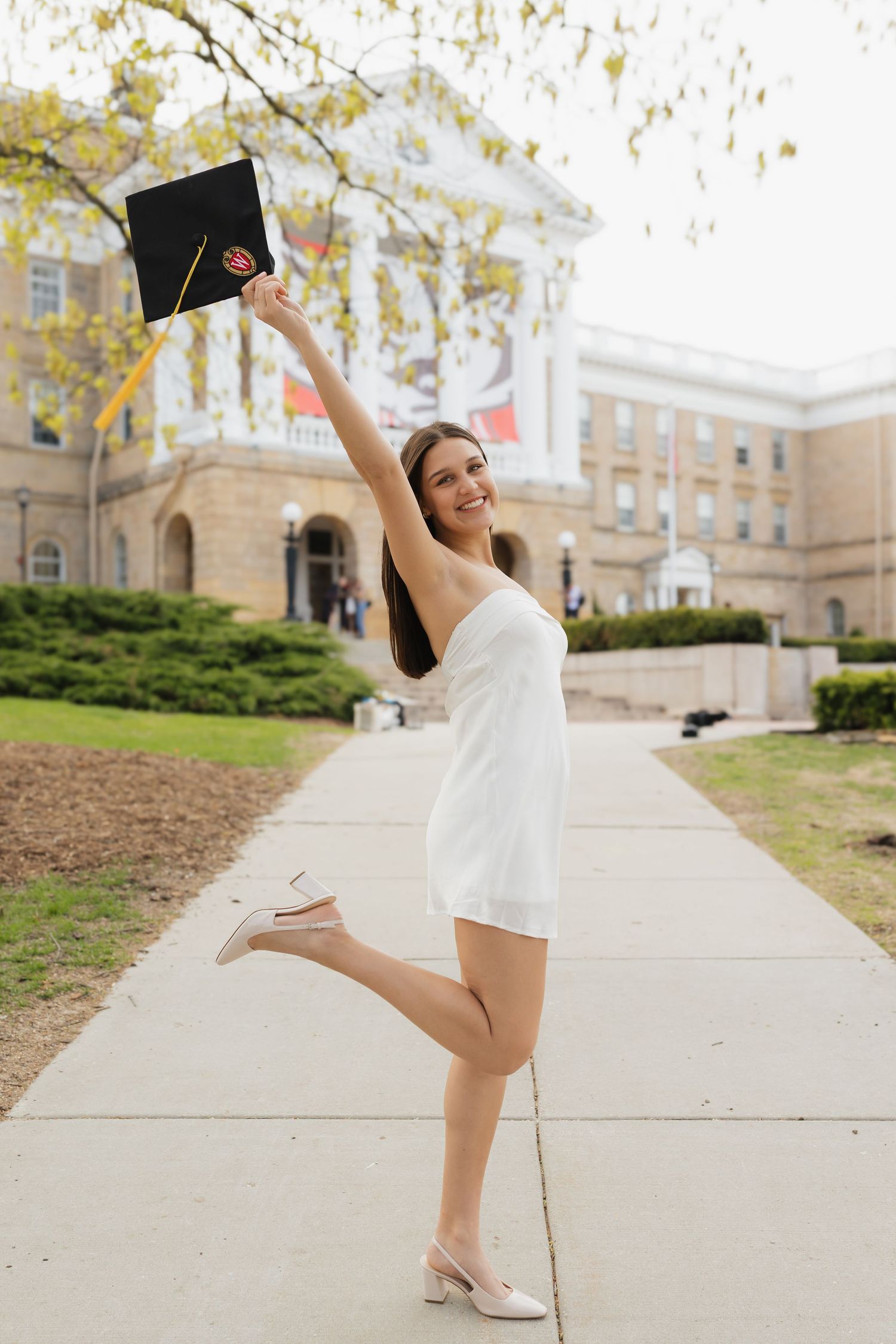 UW-Madison College Grad Session by Cameron June Photography | Madison WI