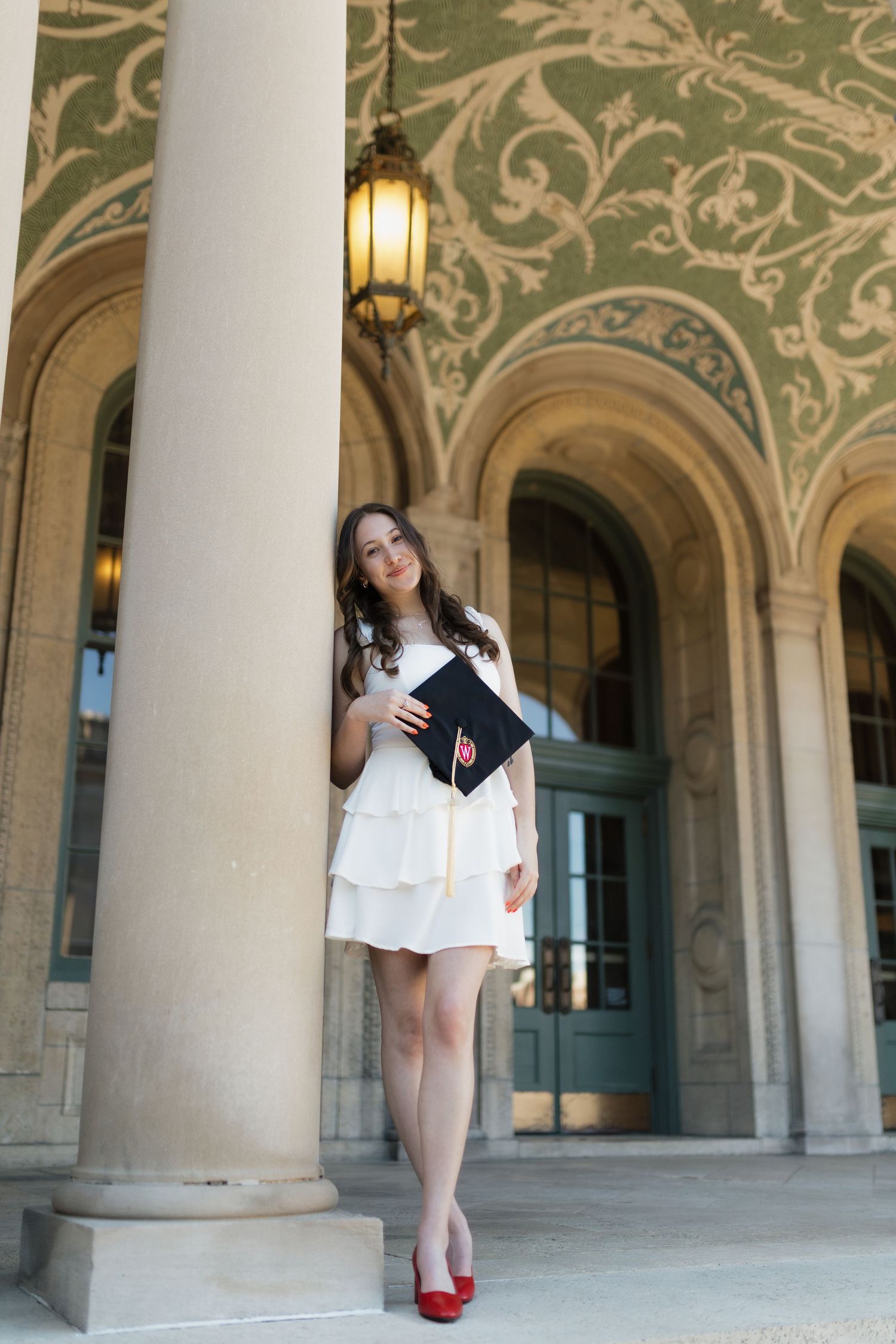 UW-Madison College Grad Session by Cameron June Photography | Madison WI