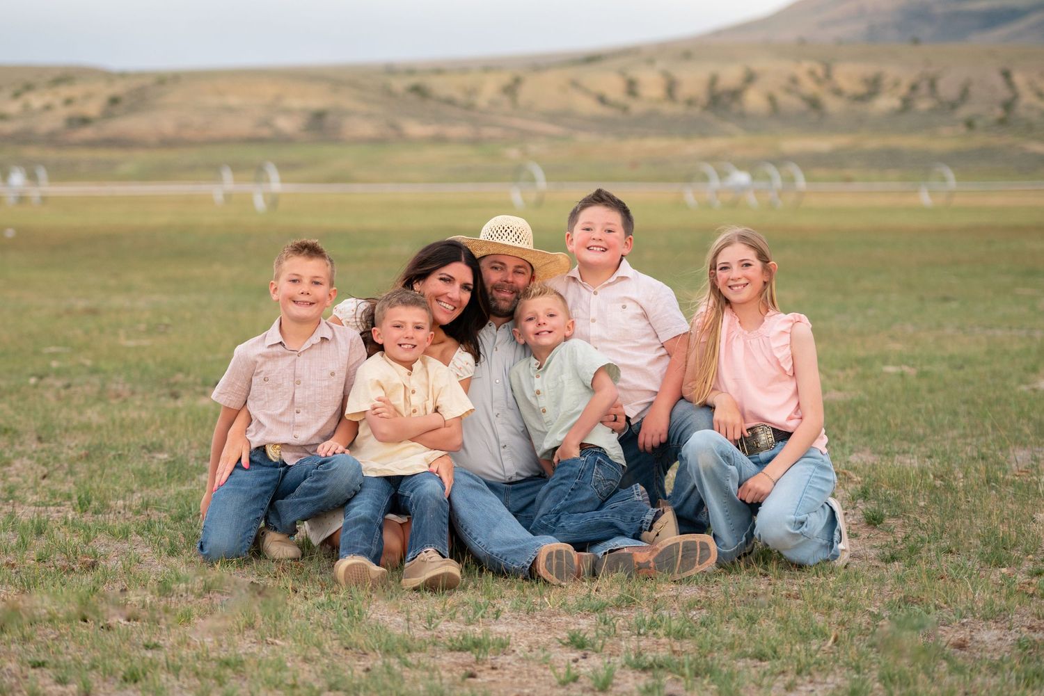 Wyoming cowboy western family photos in McKinnon Wyoming