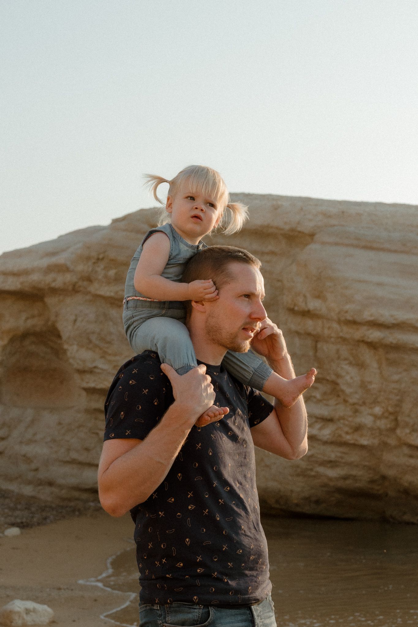 Family photography by the sea in Paphos.
