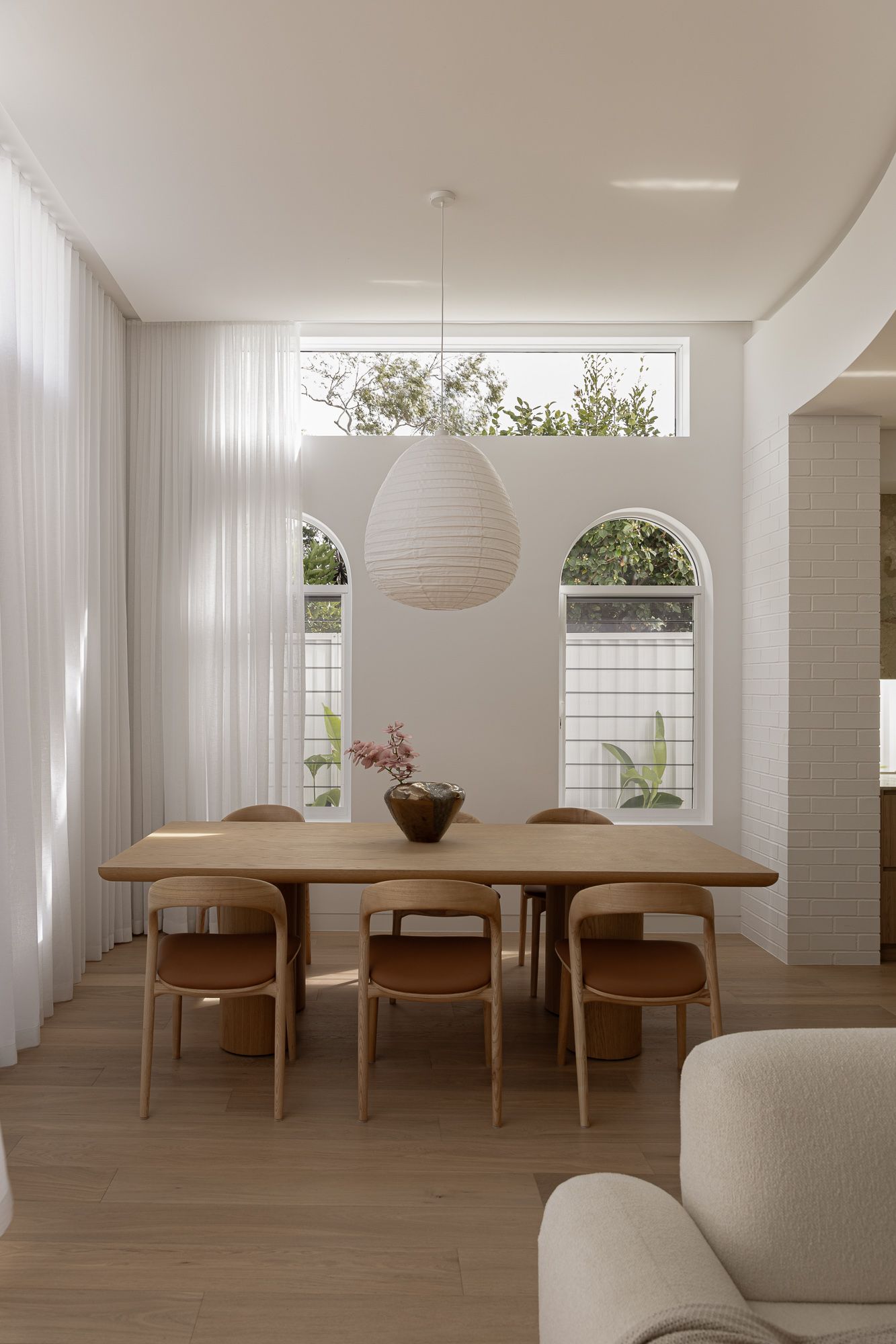 Interior architectural photography of a light filled dining space in Miranda, Sutherland Shire NSW by Life in Still
