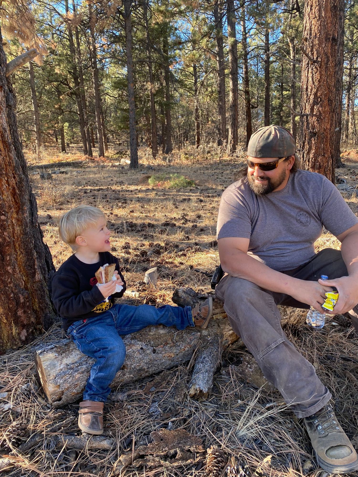 Spending Time with Dad in the Mountains-Outdoor Family Portraits-Dan Dan Memorial Scholarship Photoshoot-DC Barrone Phot