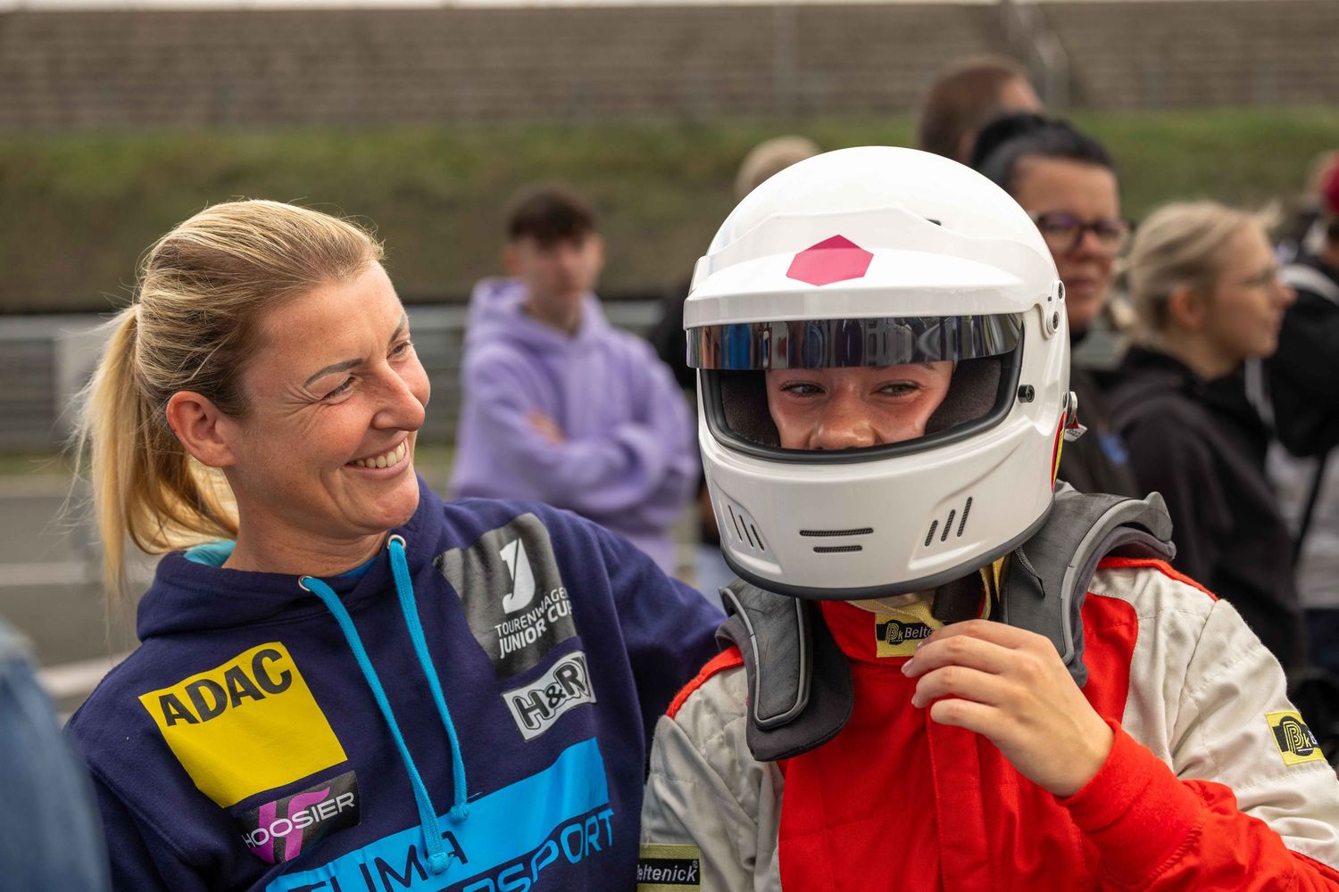 Laura Böhme im Parc Fermé