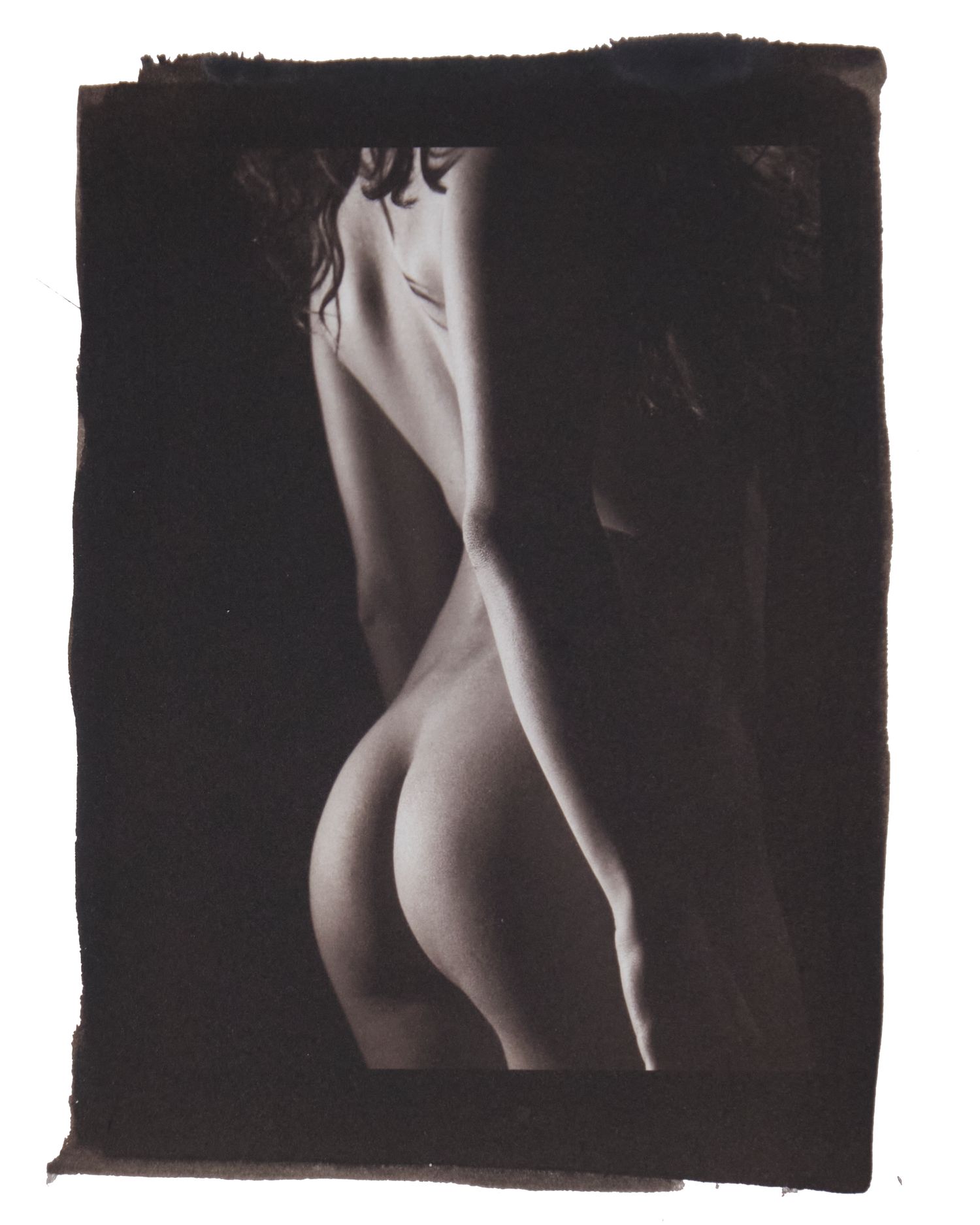 Figure photography palladium print
